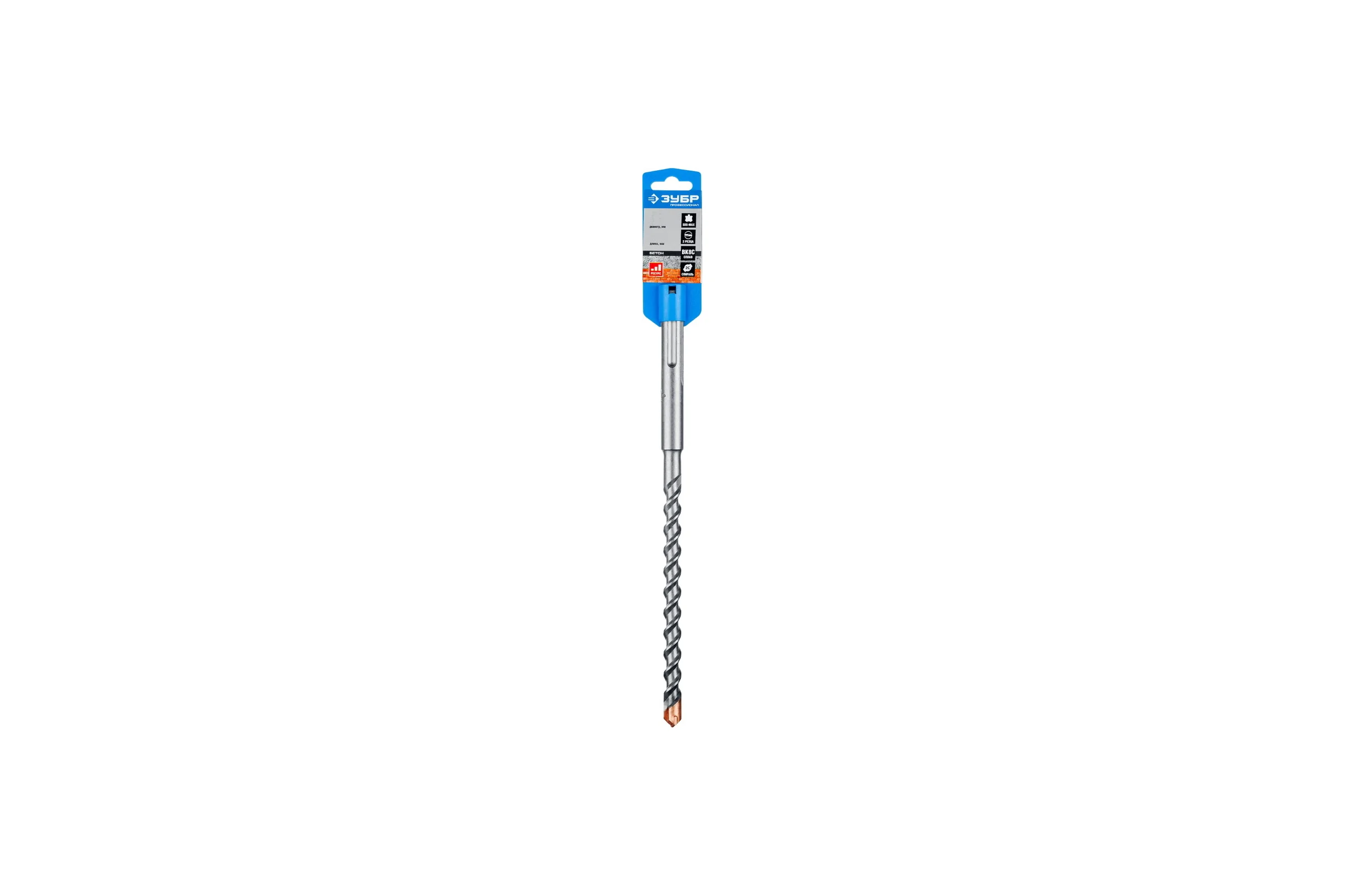 Бур SDS-Max (35х670 мм; 4 резца) по бетону ЗУБР 29350-670-35_z01