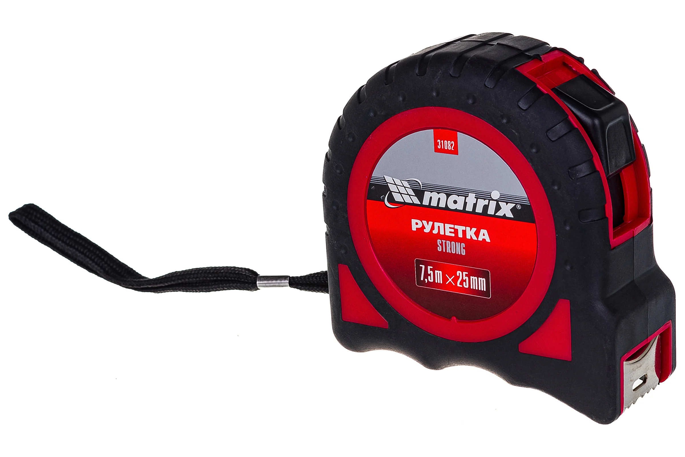 Рулетка 7,5м х 25 мм Strong MATRIX 31082