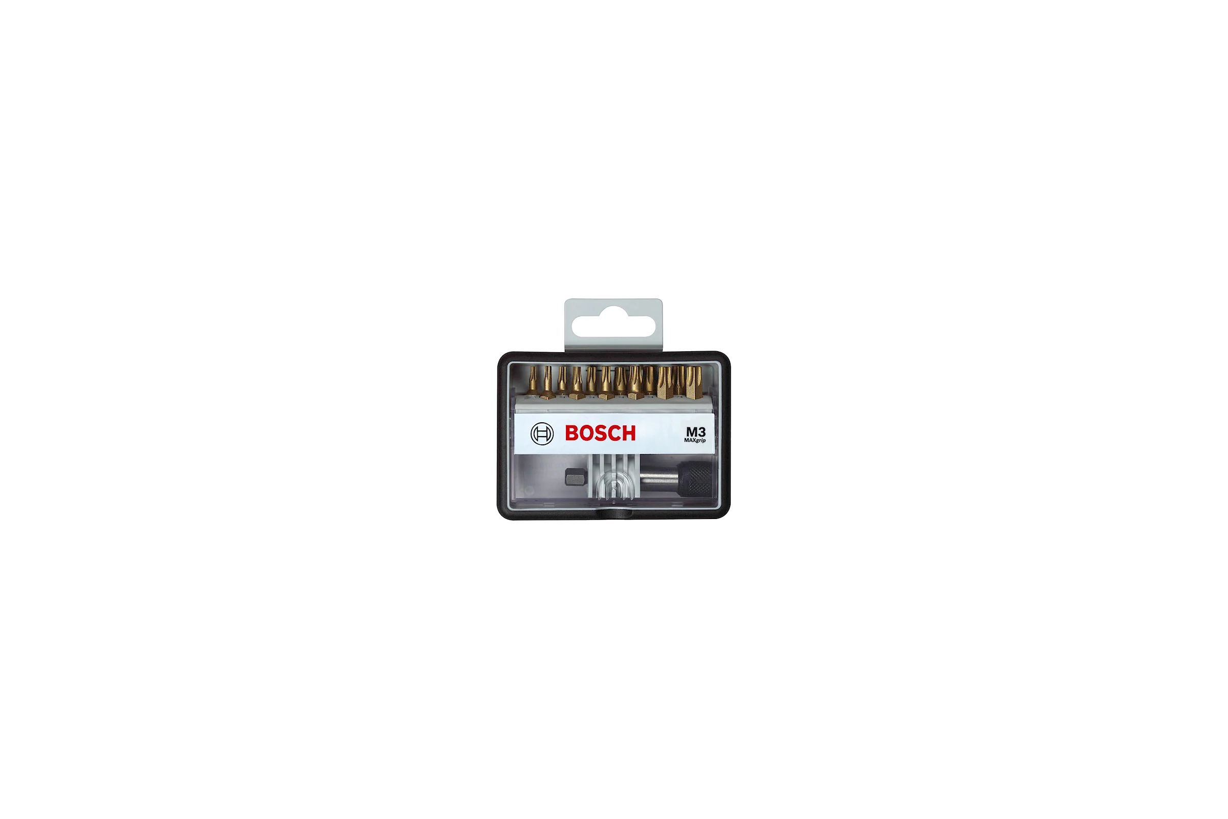 Набор бит (12 шт; Max Grip) Robust Line M3 TIN Bosch 2607002579