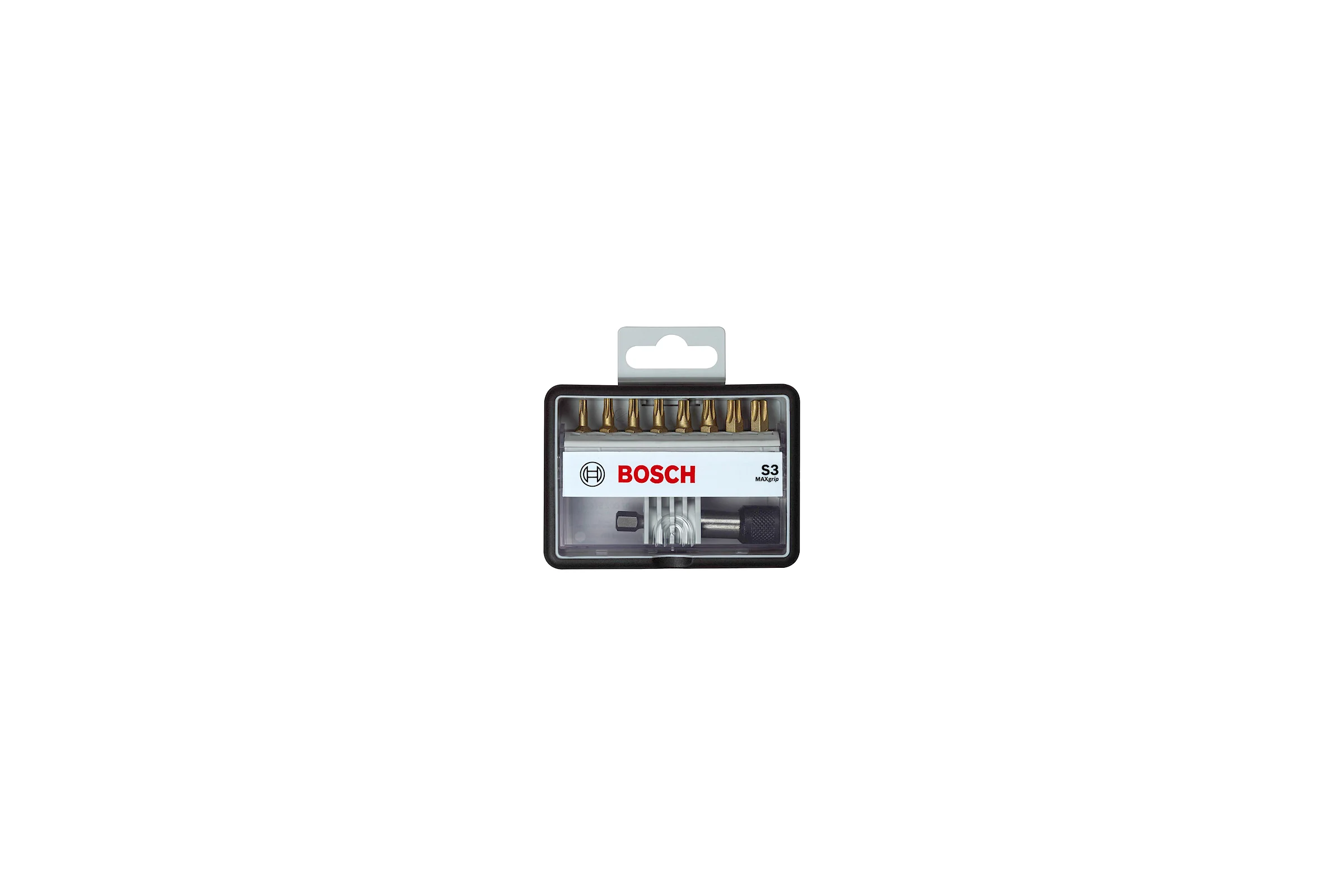 Набор бит (8 шт; Max Grip) Robust Line S3 TIN Bosch 2607002576