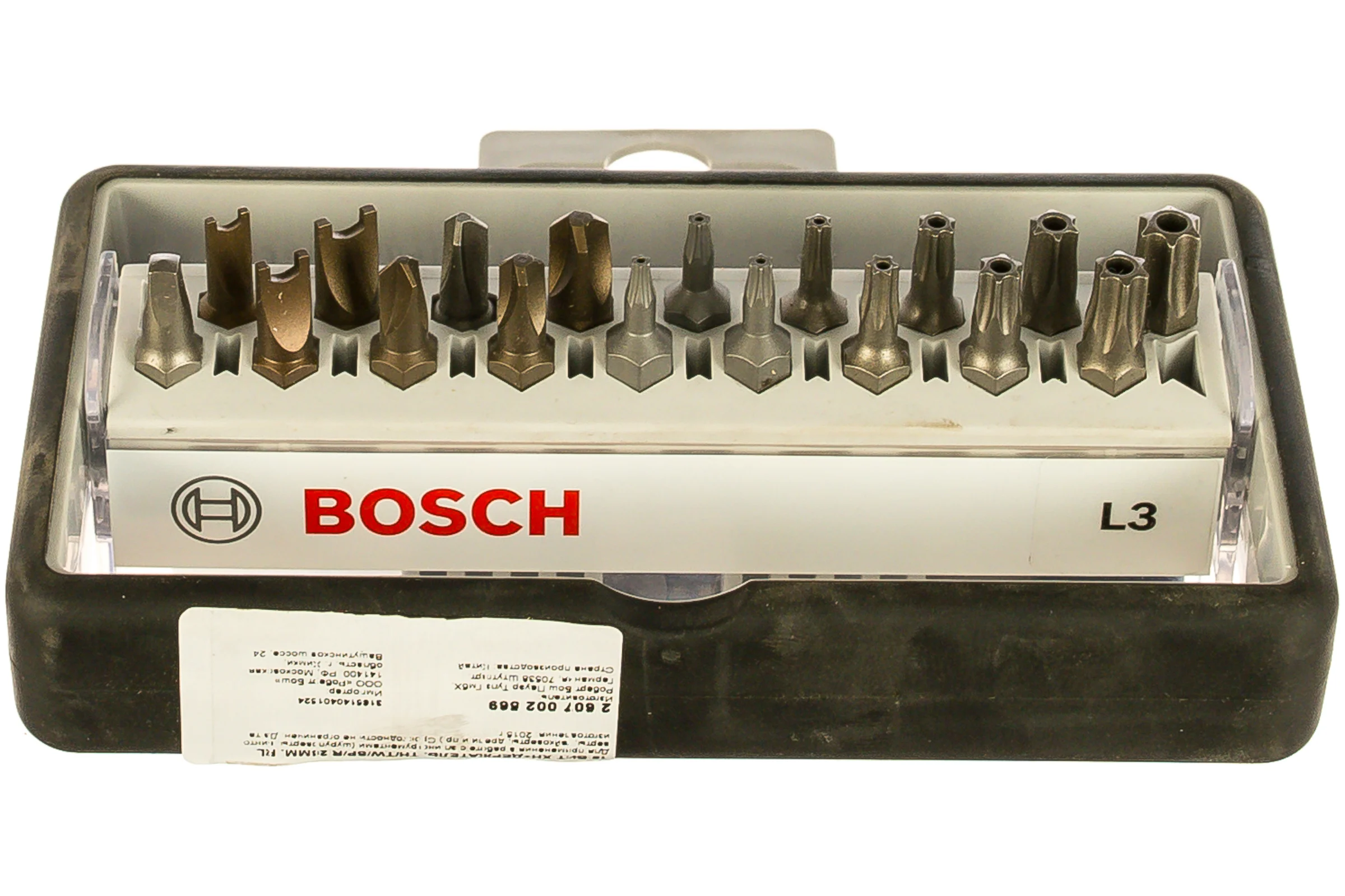 Набор бит (18 шт) Robust Line L3 XH Bosch 2607002569