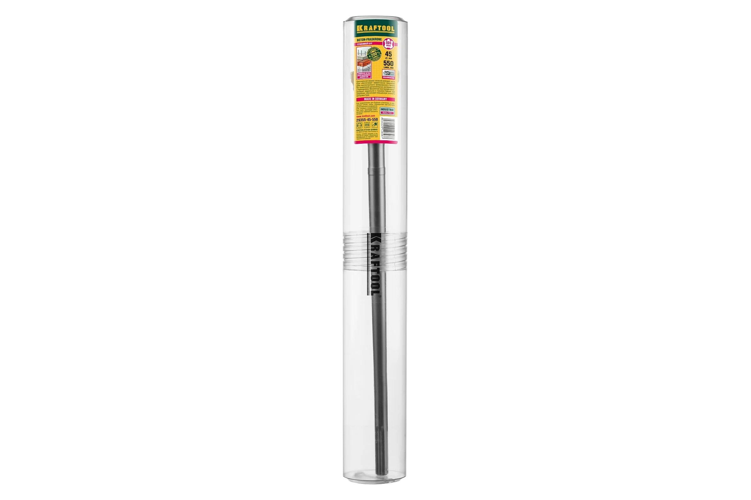 Бур проломной KRAFTOOL SDS-Max 45х550 мм 29355-45-550