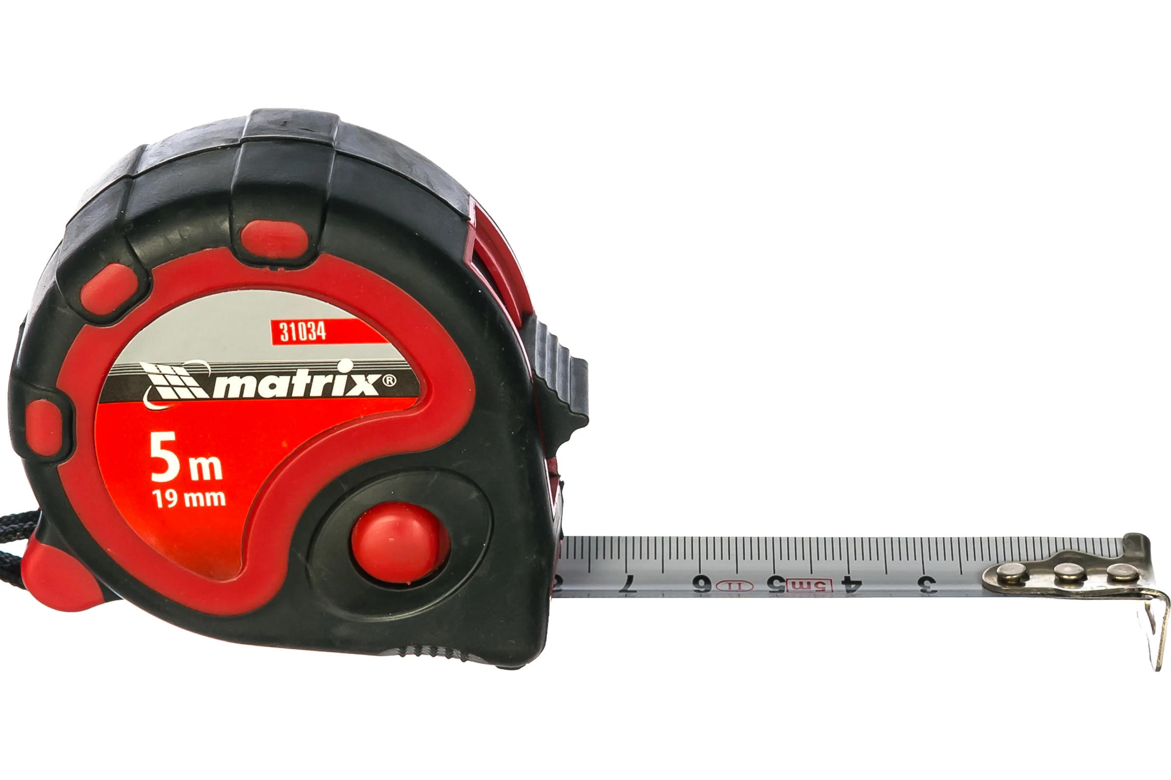 Рулетка 5 м х 19 мм Status 3 fixations MATRIX 31034