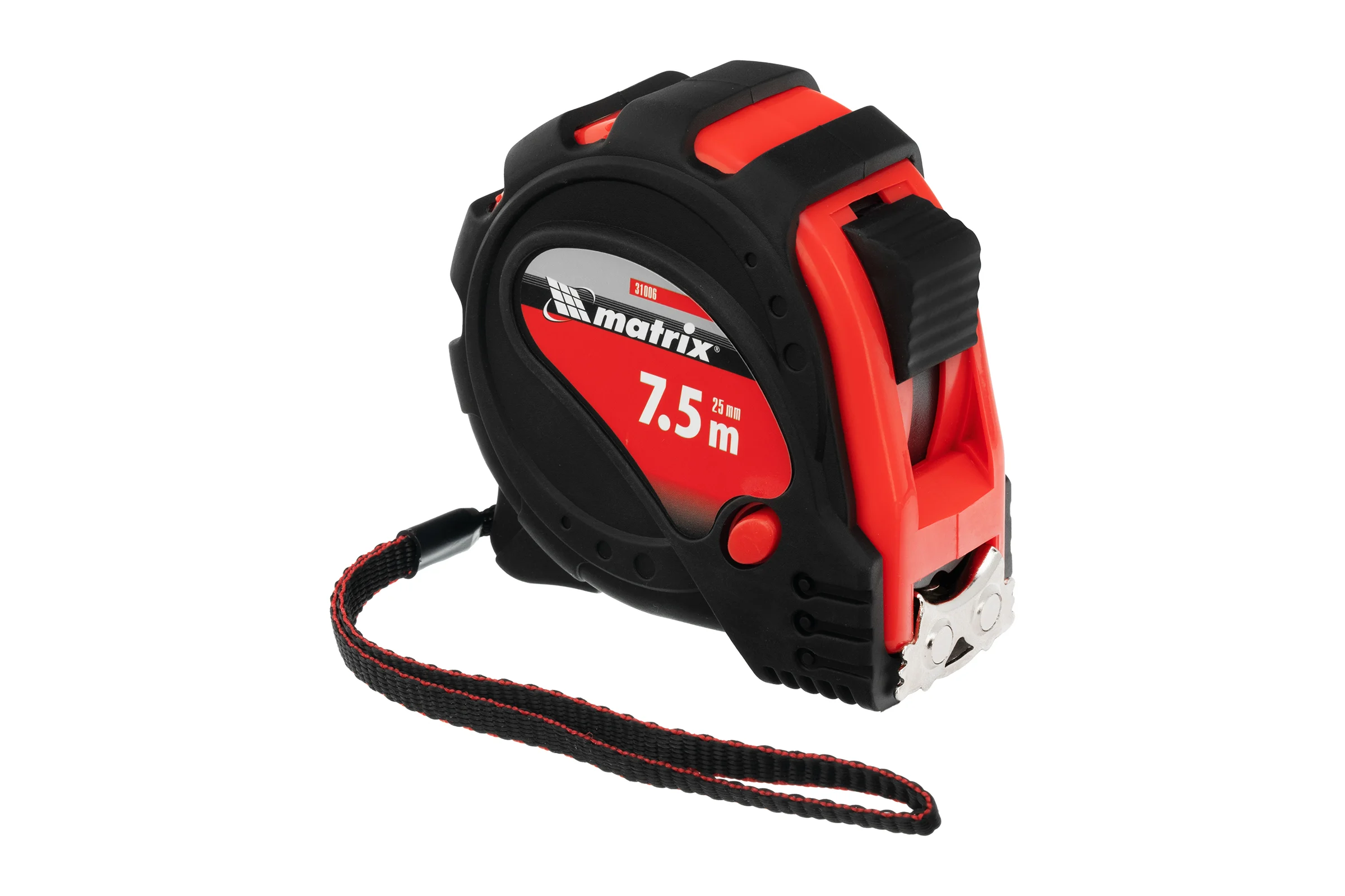 Рулетка 7.5 м х 25 мм Status magnet 3 fixations MATRIX 31006