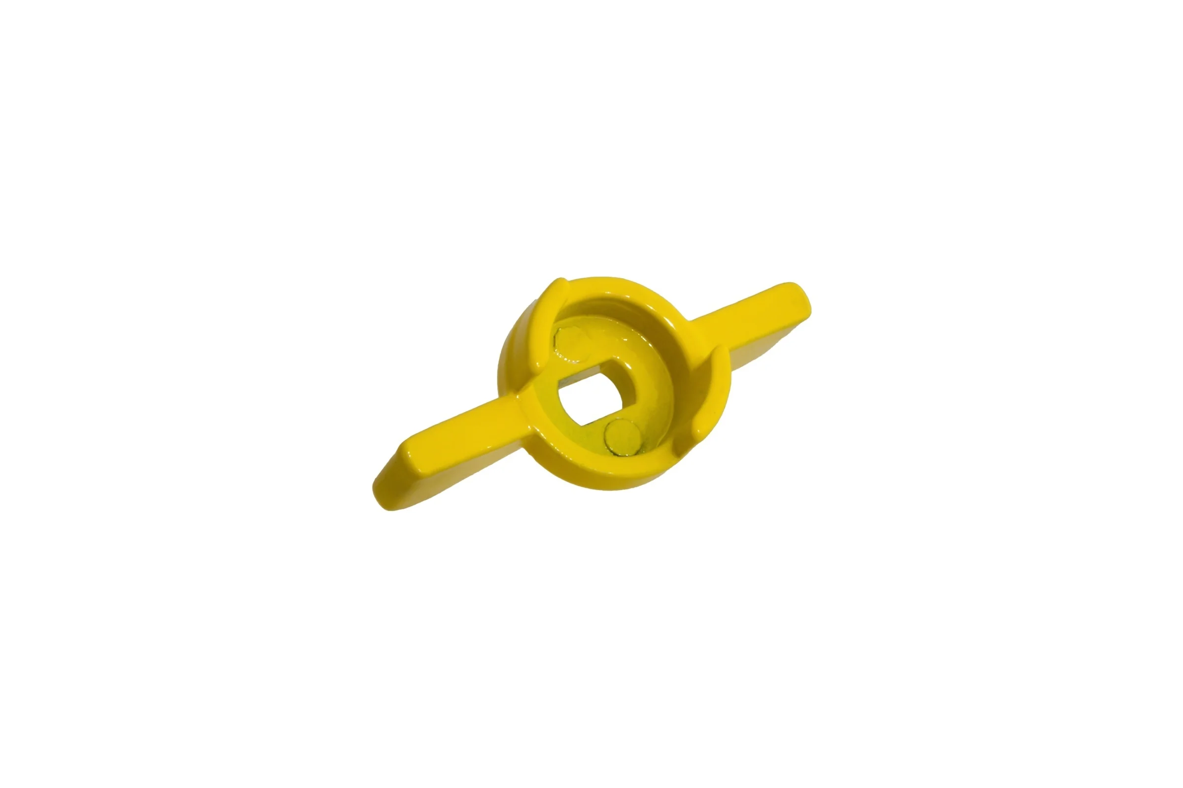 Ручка-бабочка для крана MasterProf желтая, 1/2"-3/4" ИС.131525