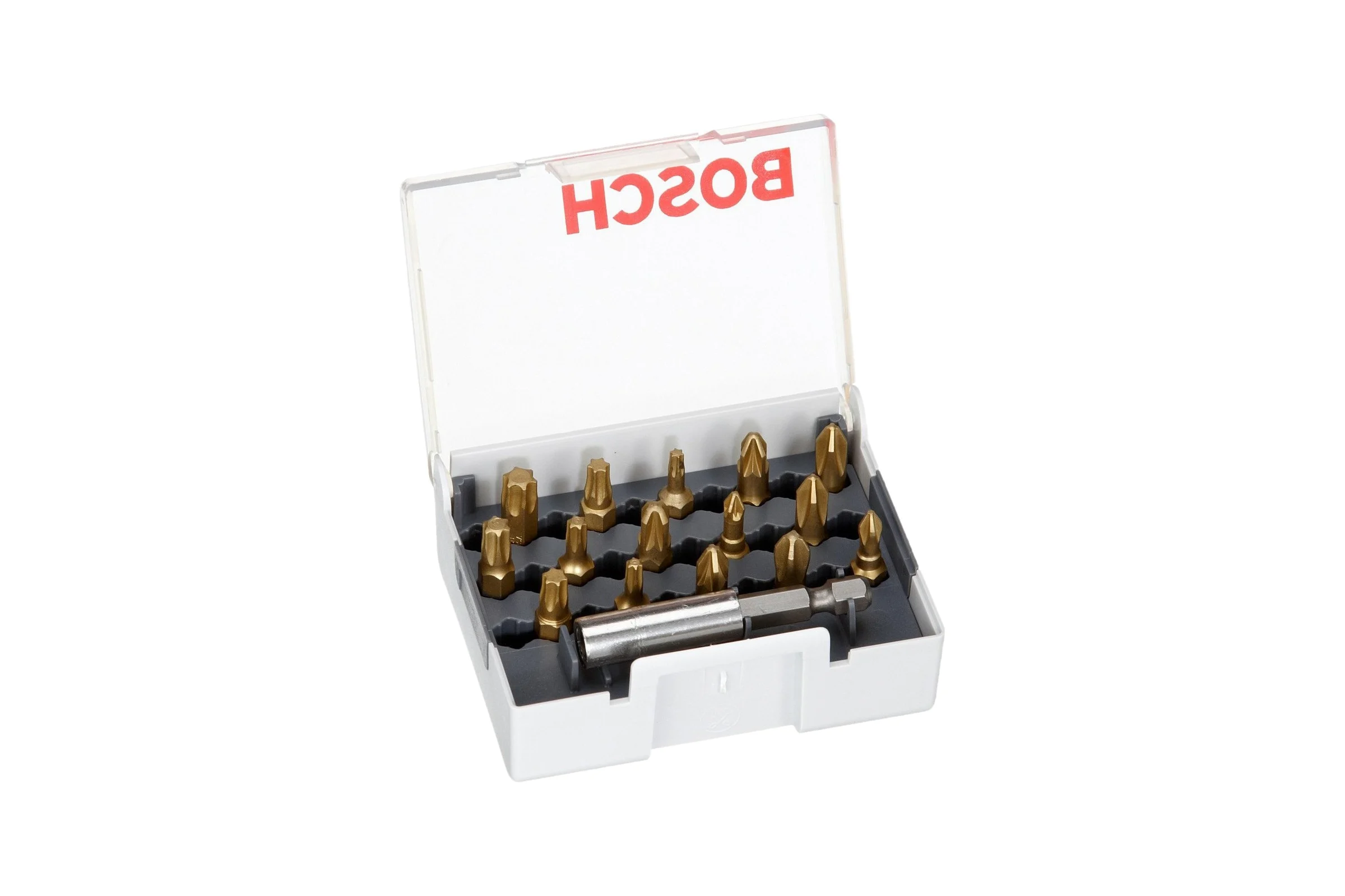 Набор бит (25 мм; 15 шт) PH/PZ/T TIN Bosch 2607001930