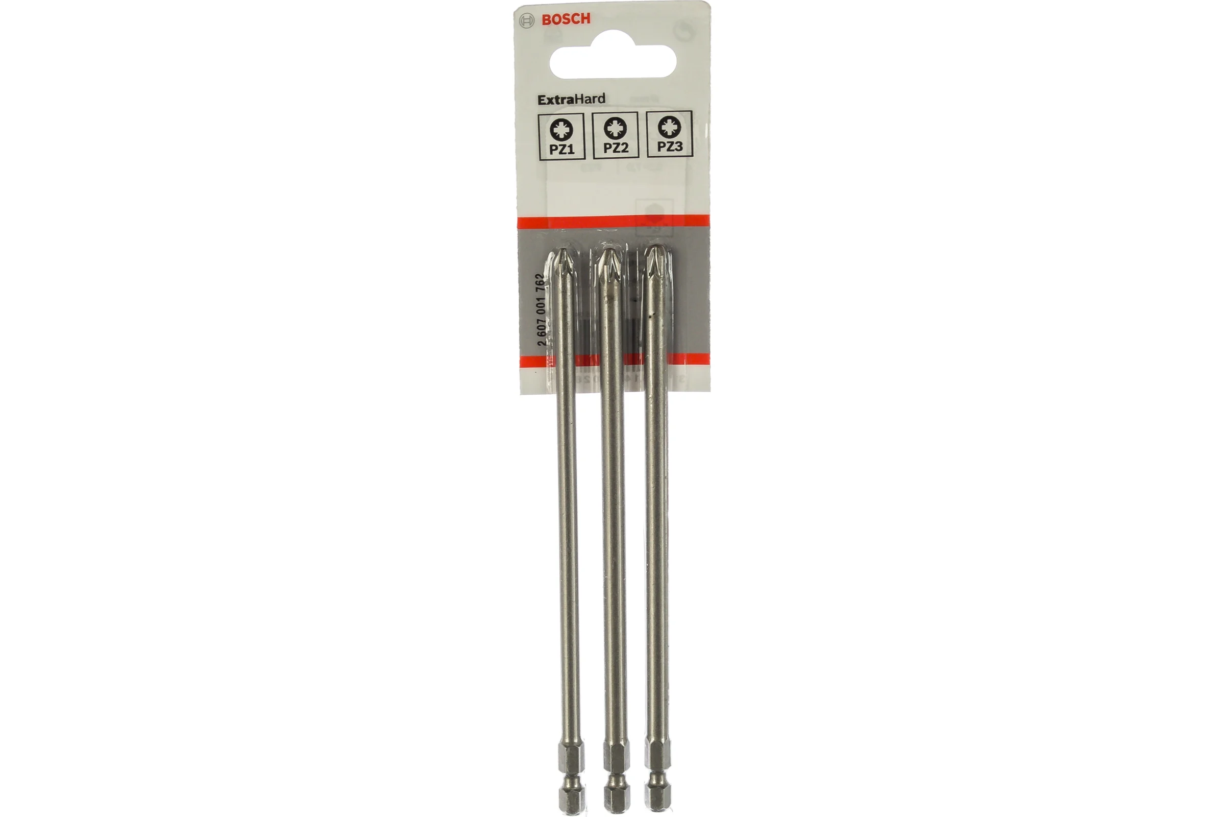 Набор бит (152 мм; 3 шт) PZ1/2/3 XH SET Bosch 2607001762