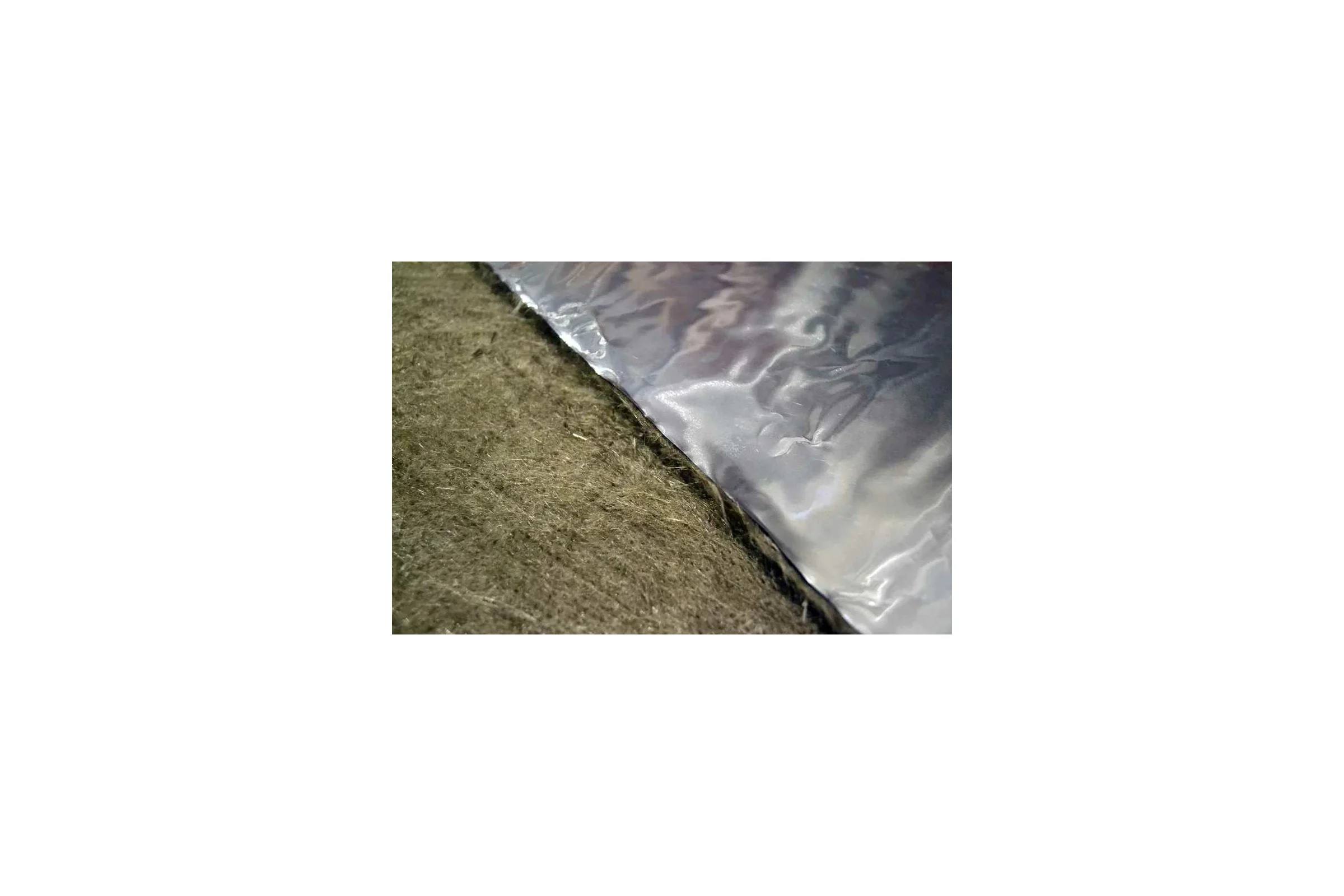 Базальтовый картон с фольгой BASFIBER 1000x600x6 мм, 3 шт., 1.8 м2, огнеупорный, 700C БИМ 6 2П-Ф