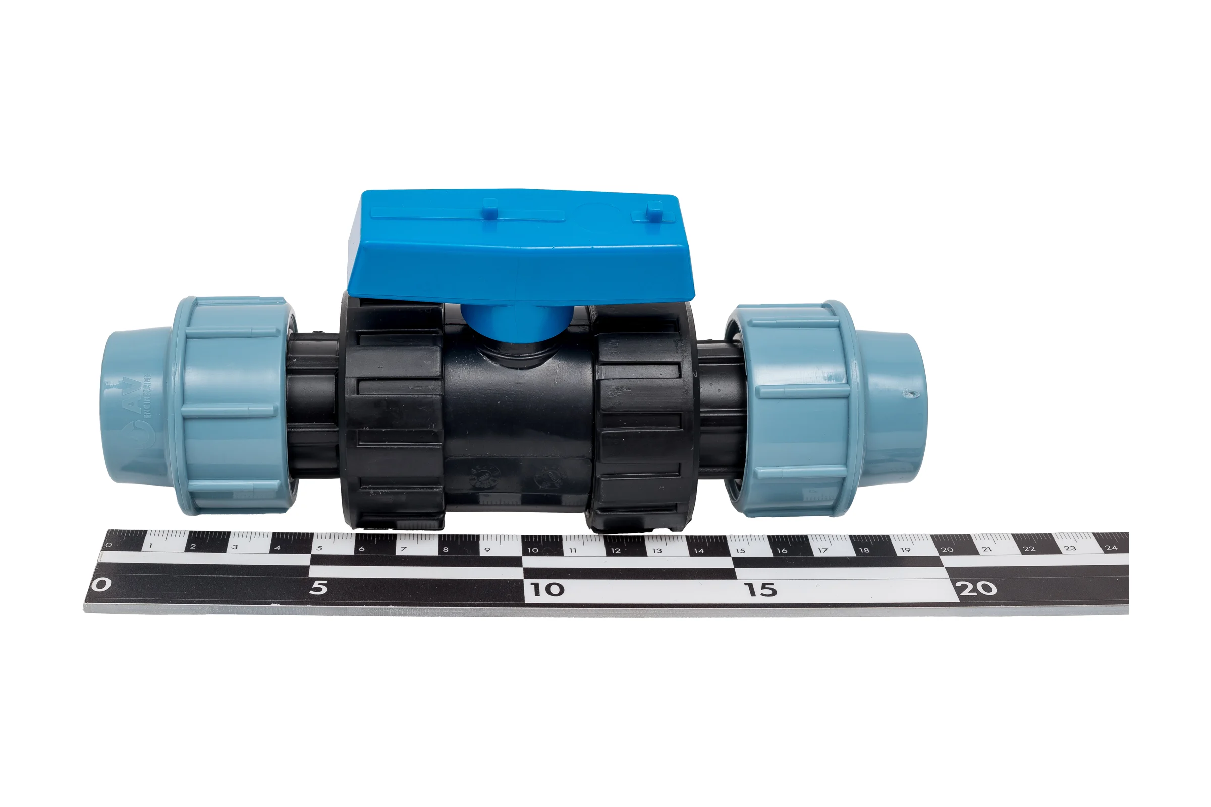 Шаровой кран AV Engineering ПП 25 с латунной резьбой AVE1332525