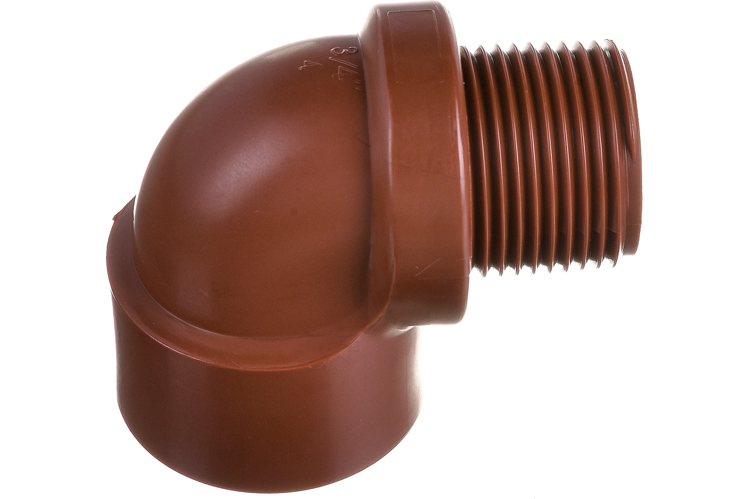 Угольник ПП AV Engineering 3/4" с внутренней-наружной резьбой, коричневый AVE159019