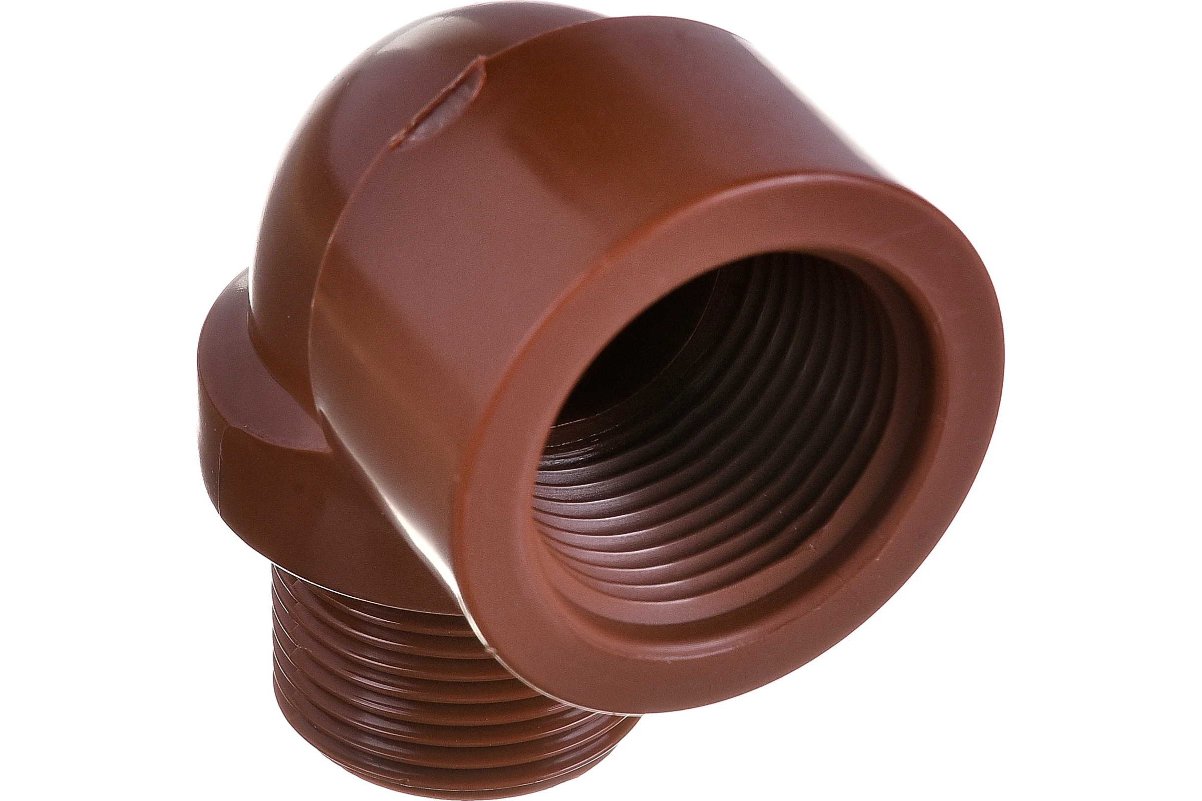 Угольник ПП AV Engineering 3/4" с внутренней-наружной резьбой, коричневый AVE159019