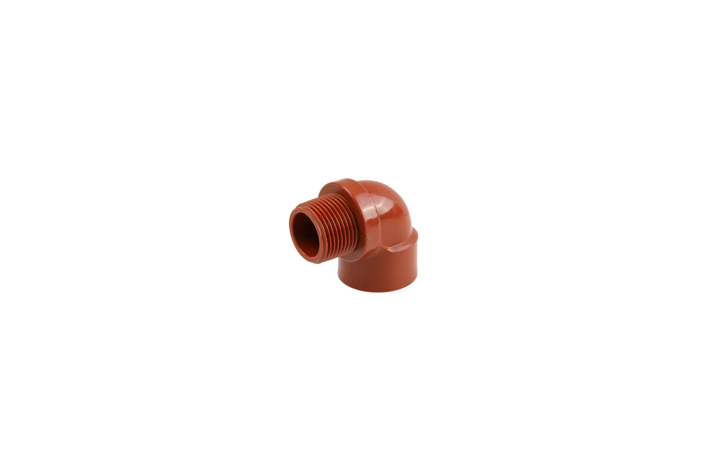 Угольник ПП AV Engineering 1/2" с внутренней-наружной резьбой, коричневый AVE159018