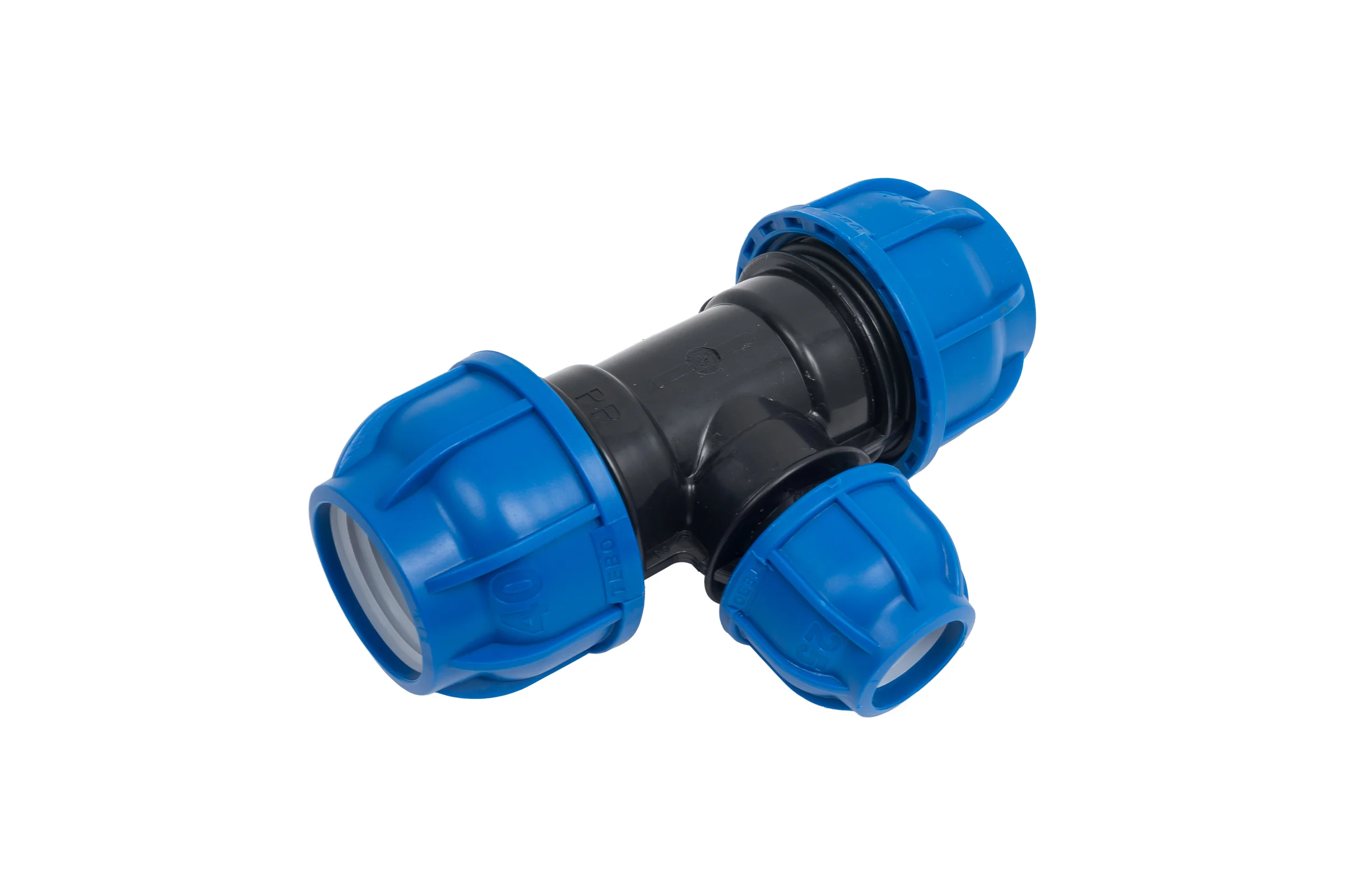 Компрессионный переходной тройник TEBO ПНД 40x25x40 T-ПНД.Тр.0.40-25-40.CN