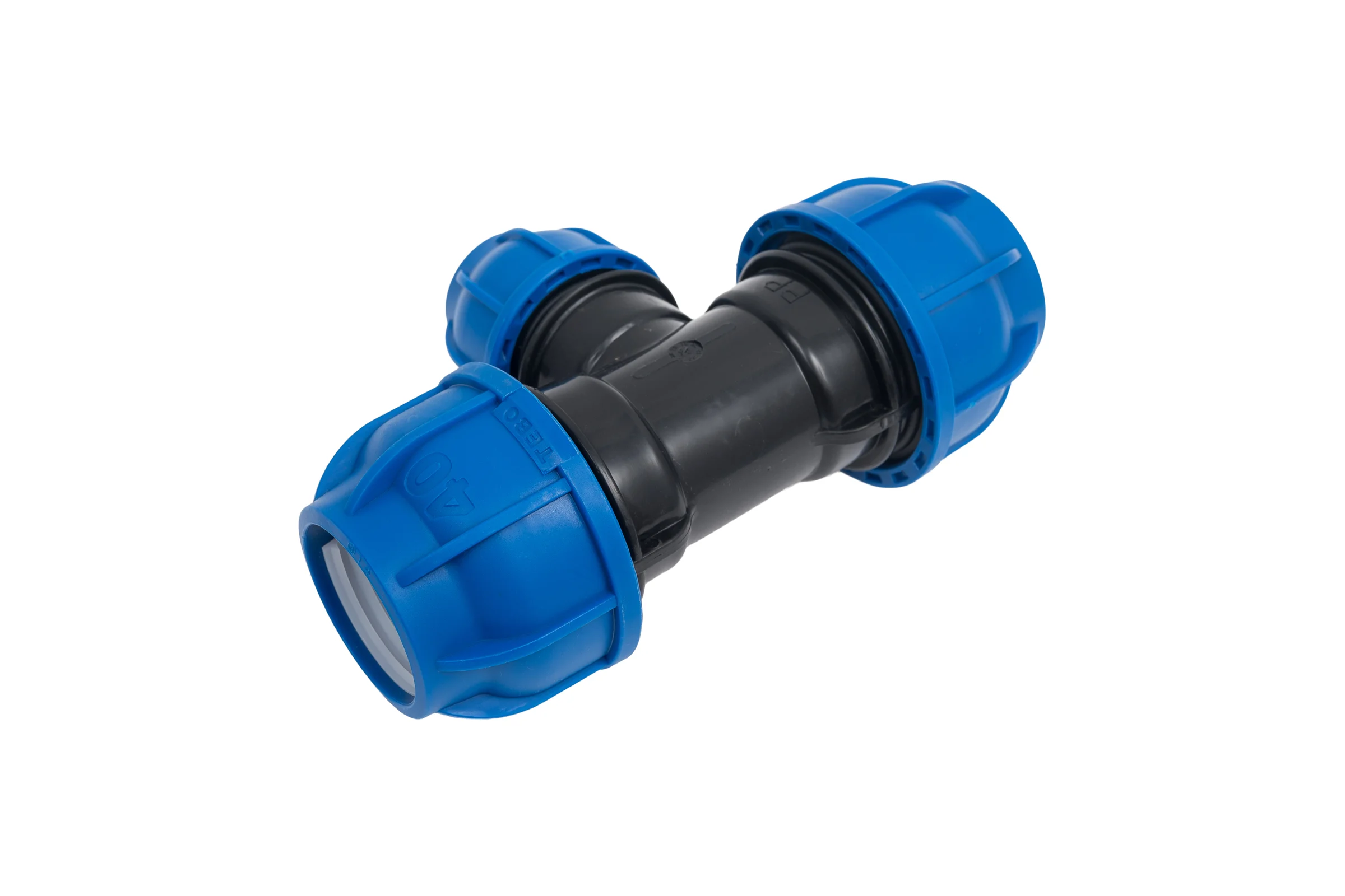 Компрессионный переходной тройник TEBO ПНД 40x25x40 T-ПНД.Тр.0.40-25-40.CN