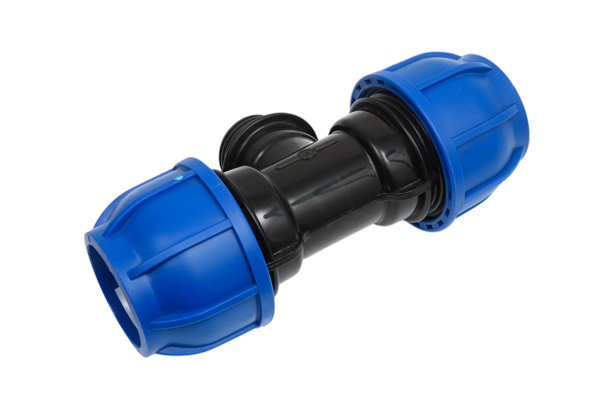 Компрессионный переxодной тройник TEBO ПНД  50x25x50 T-ПНД.Тр.0.50-25-50.CN