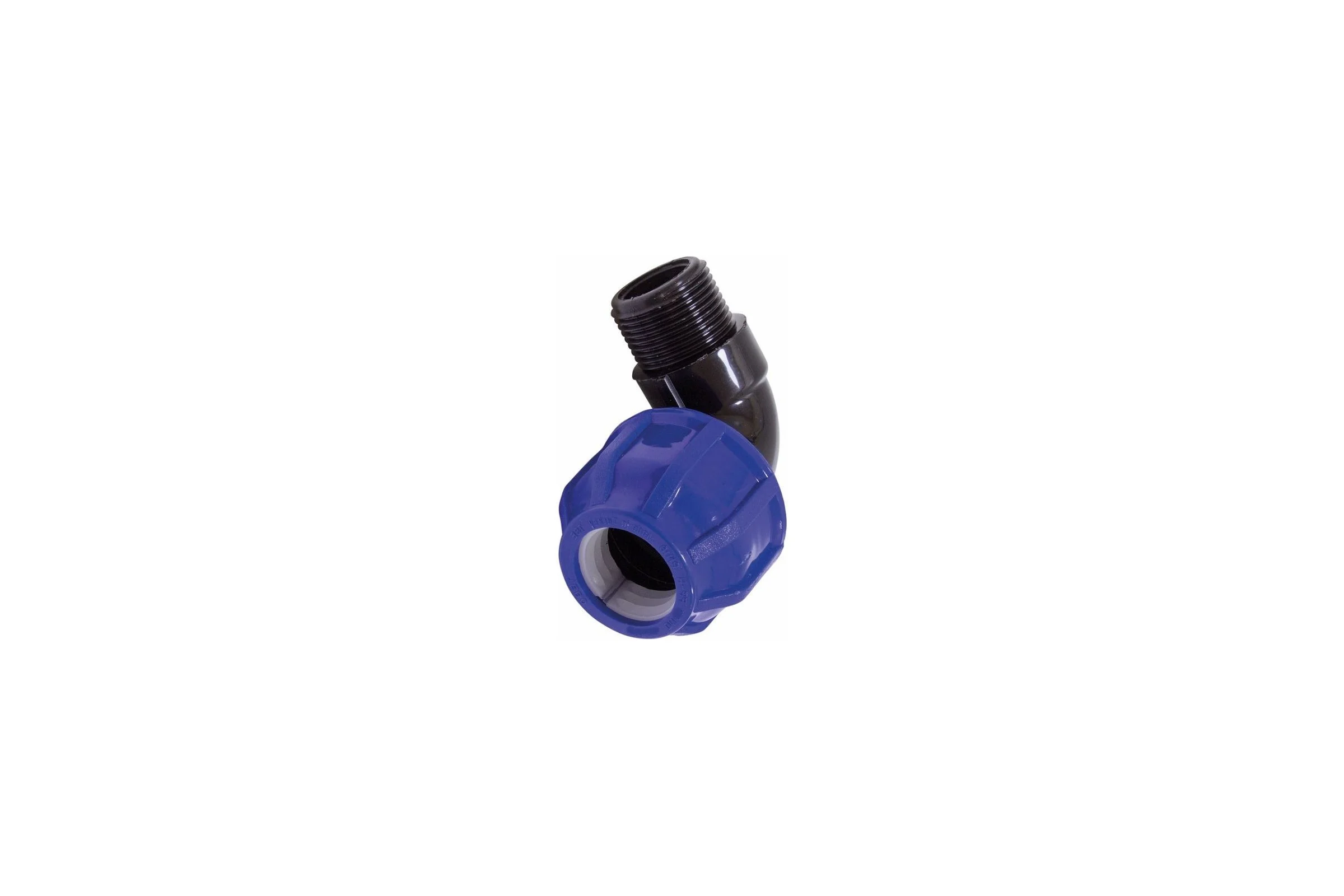 Отвод компрессионный наружная резьба TEBO ПНД 25x3/4" T-ПНД.О.5.25-34.CN