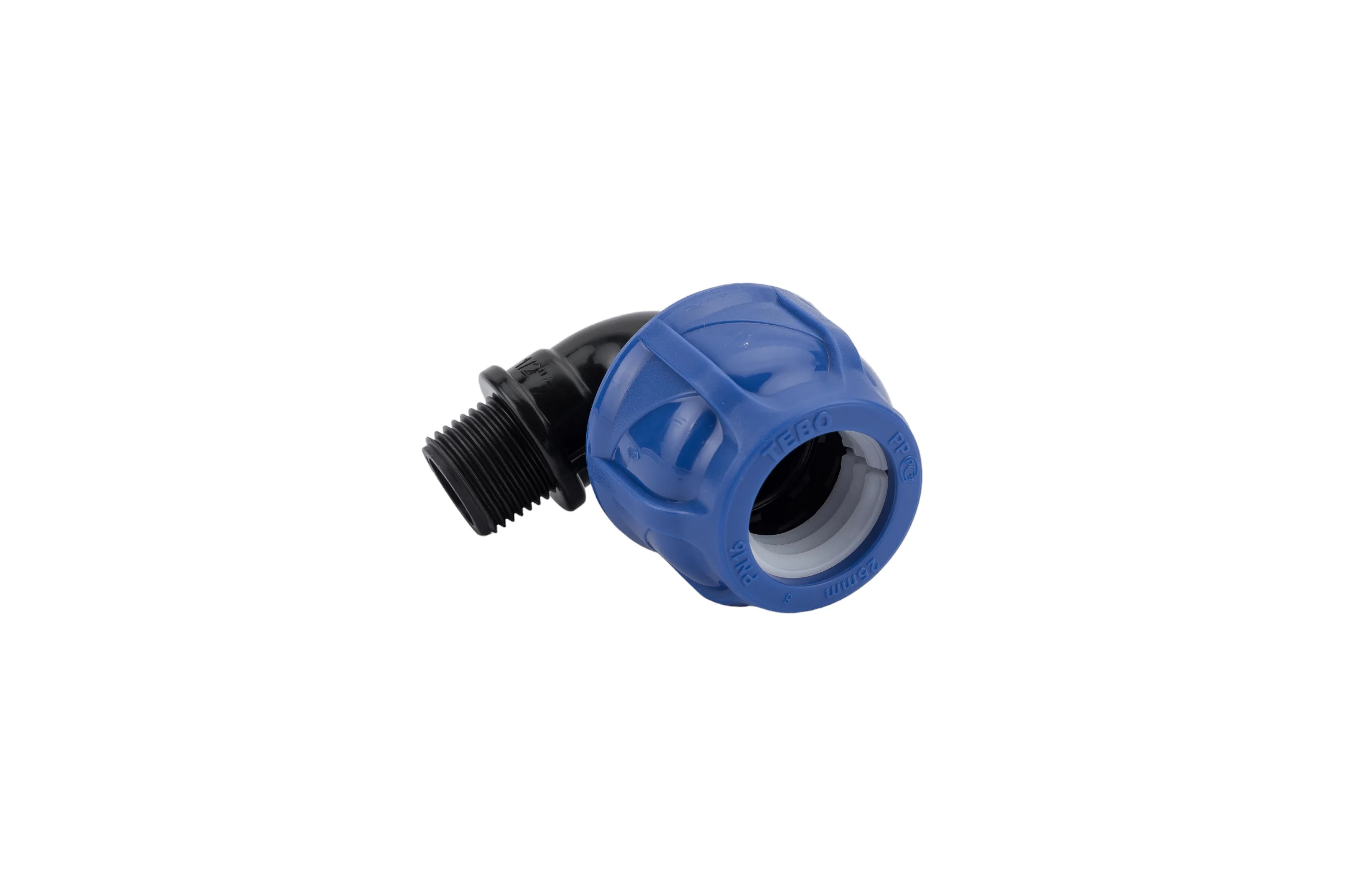 Компрессионный отвод TEBO ПНД нар. резьба 25x1/2" T-ПНД.О.5.25-12.CN