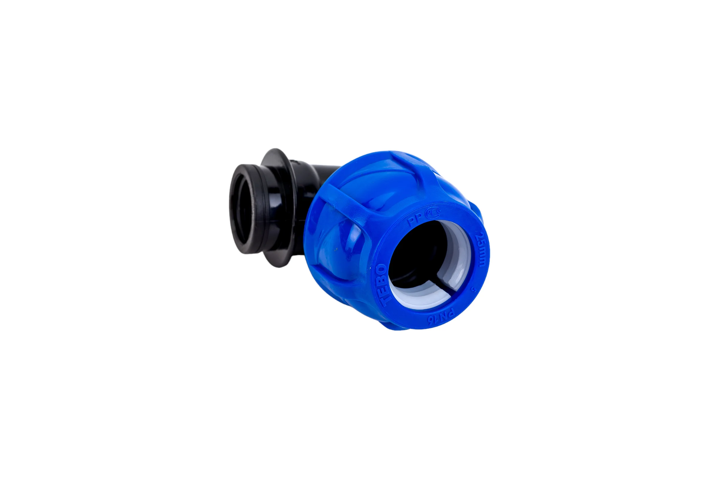 Компрессионный отвод TEBO ПНД  вн. резьба 25x1/2" T-ПНД.О.4.25-12.CN