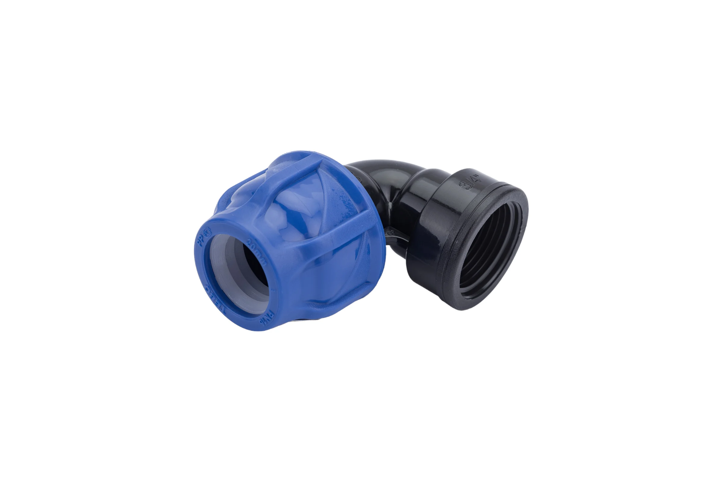 Отвод компрессионный вн. резьба TEBO ПНД 20x3/4" T-ПНД.О.4.20-34.CN