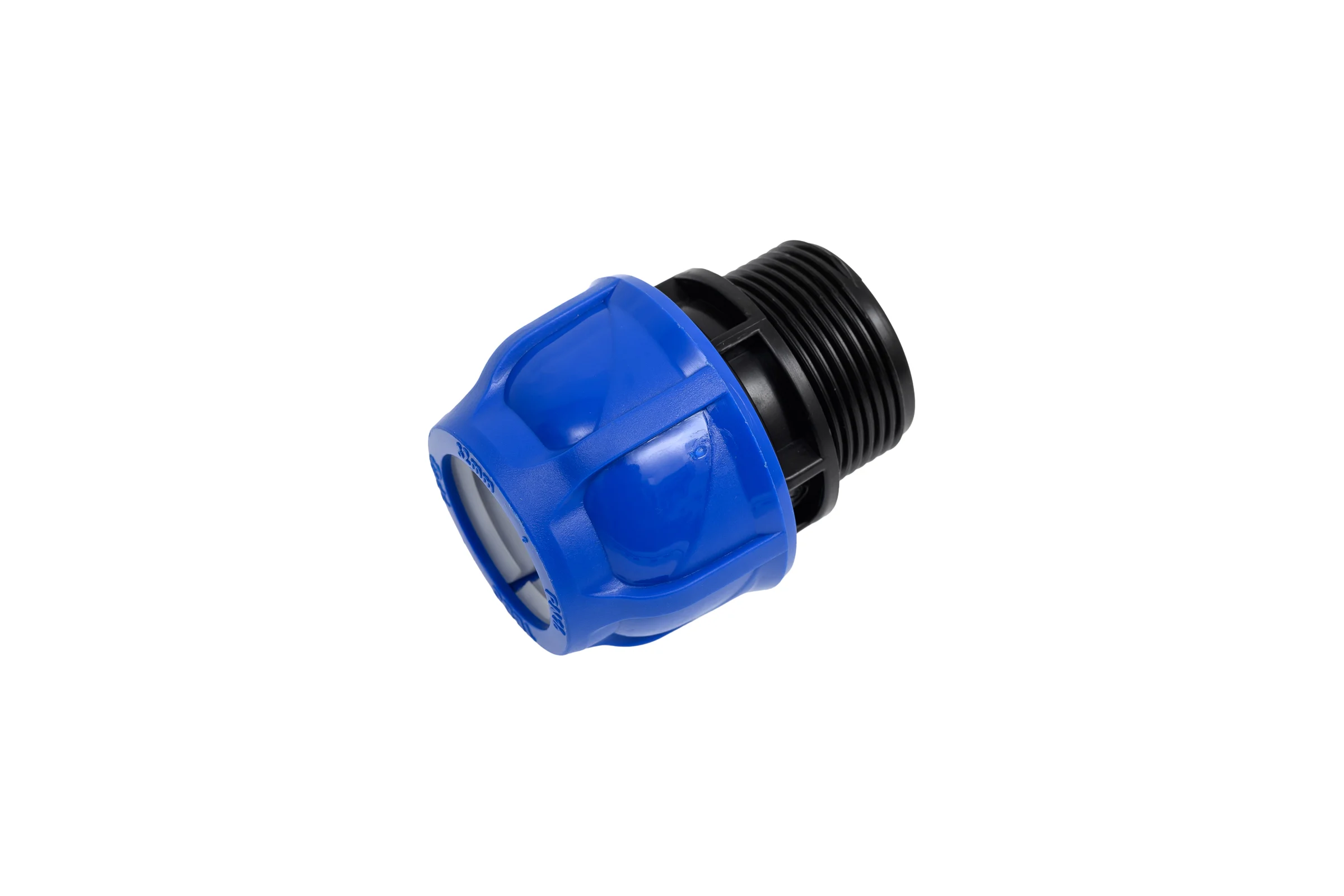 Компрессионная муфта TEBO ПНД нар. резьба 32x1.1/4" T-ПНД.М.5.32-114.CN