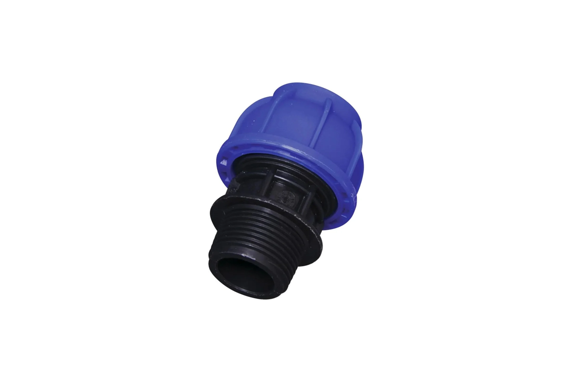 Компрессионная муфта TEBO ПНД нар. резьба 25x1/2" T-ПНД.М.5.25-12.CN