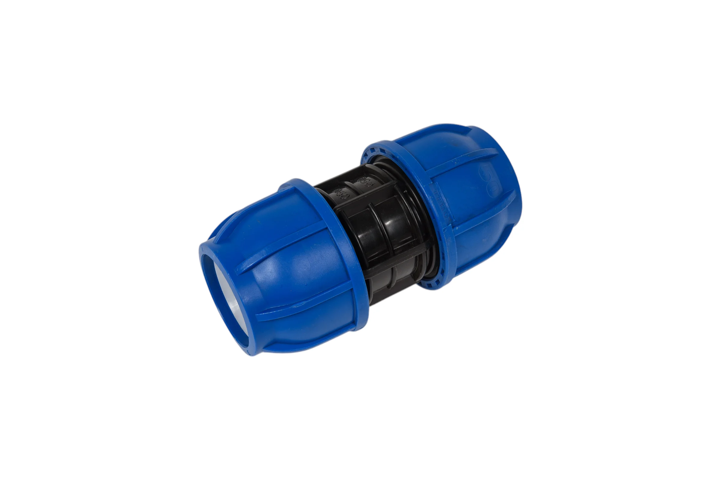 Компрессионная соединительная муфта TEBO ПНД 50x50 T-ПНД.М.0.50-50.CN