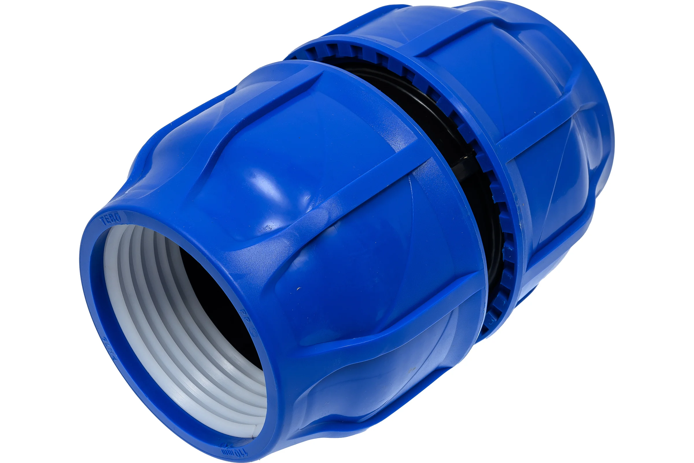 Компрессионная соединительная муфта TEBO ПНД 110x110 T-ПНД.М.0.110-110.CN