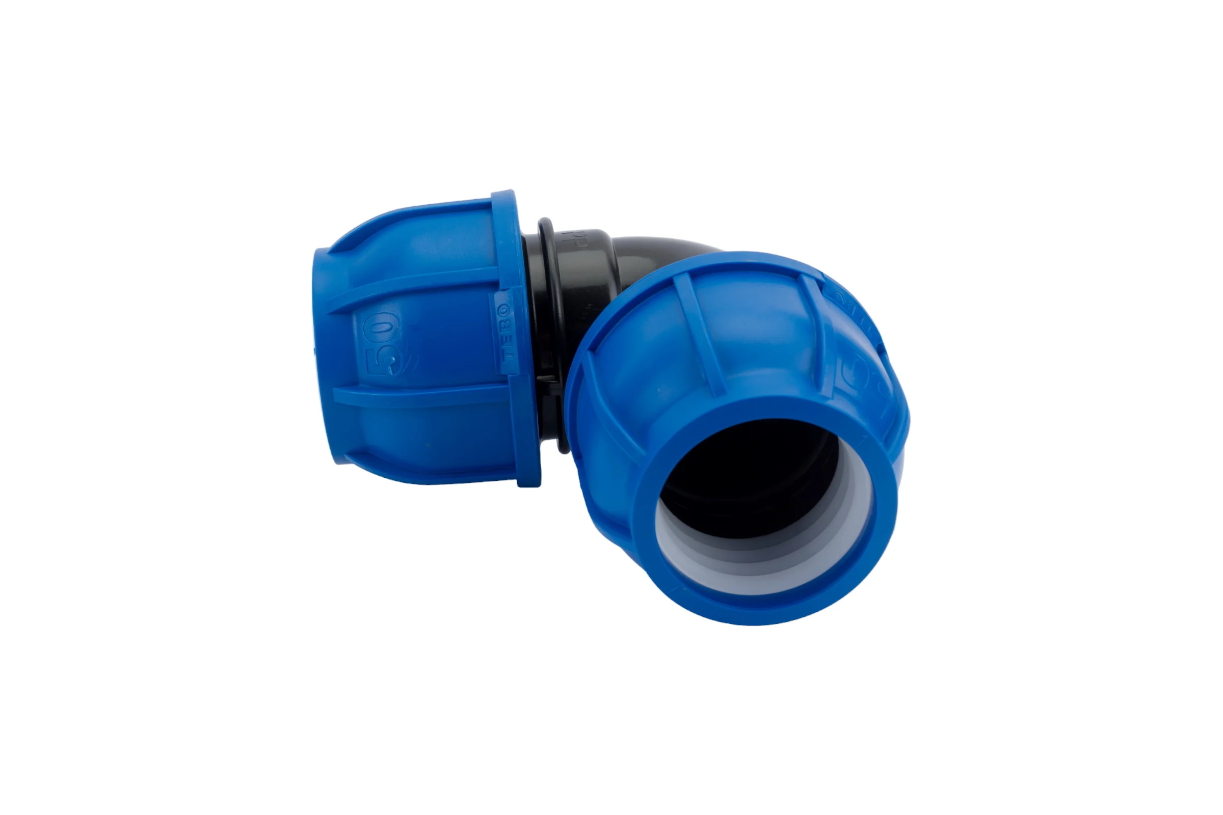 Компрессионный отвод TEBO ПНД 50x50 T-ПНД.О.0.50-50.CN