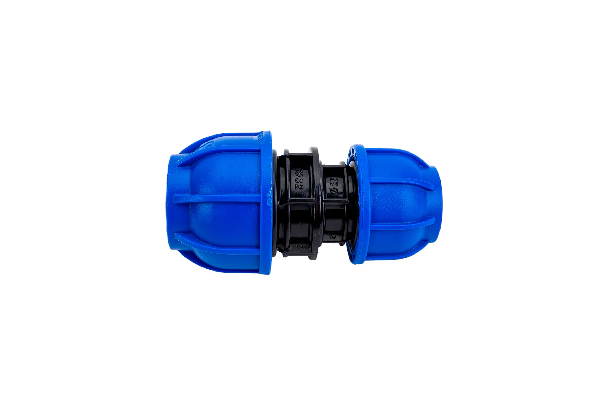 Компрессионная муфта TEBO ПНД переxодная 32x25 T-ПНД.М.0.32-25.CN