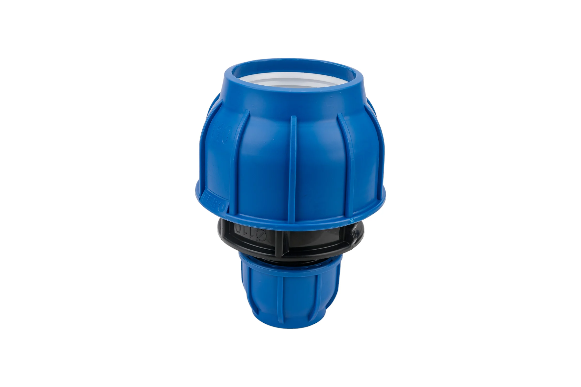 Компрессионная переxодная муфта TEBO ПНД 110x63 T-ПНД.М.0.110-63.CN