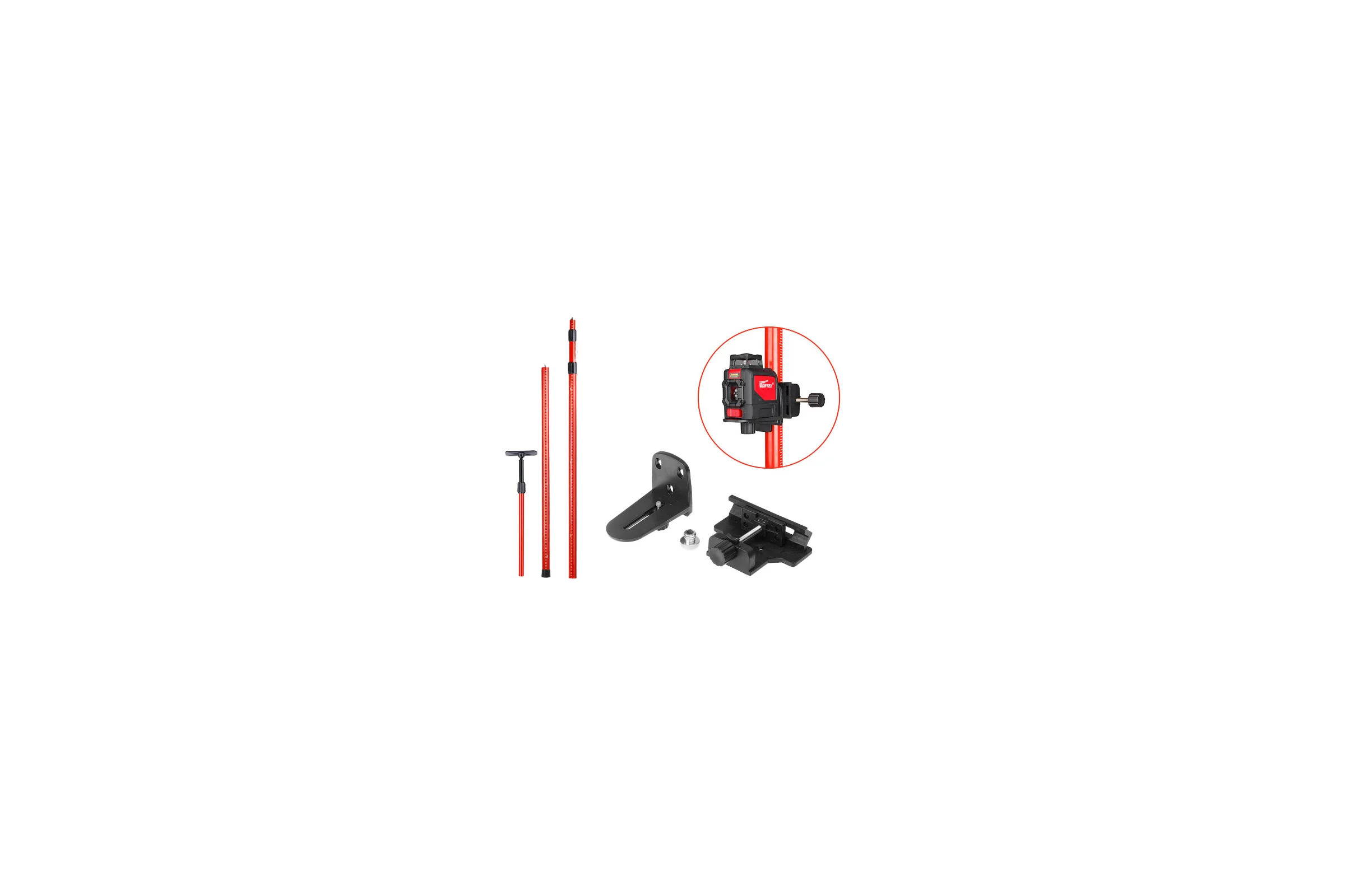 Штанга телескопическая TP 0104 WORTEX TP010400023