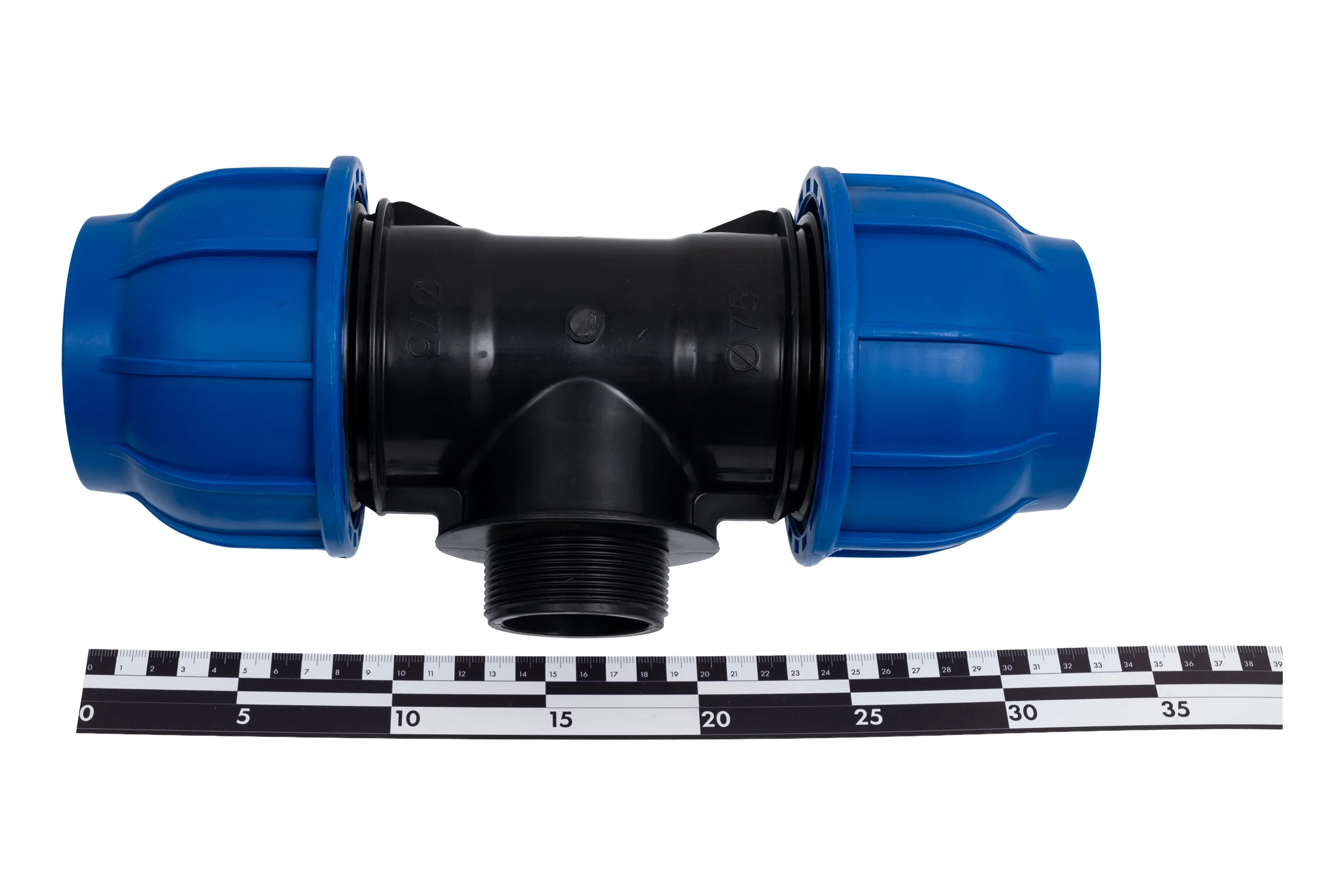 Тройник наружная резьба CN-TB ПНД 75х2"х75 TEBO 017031321
