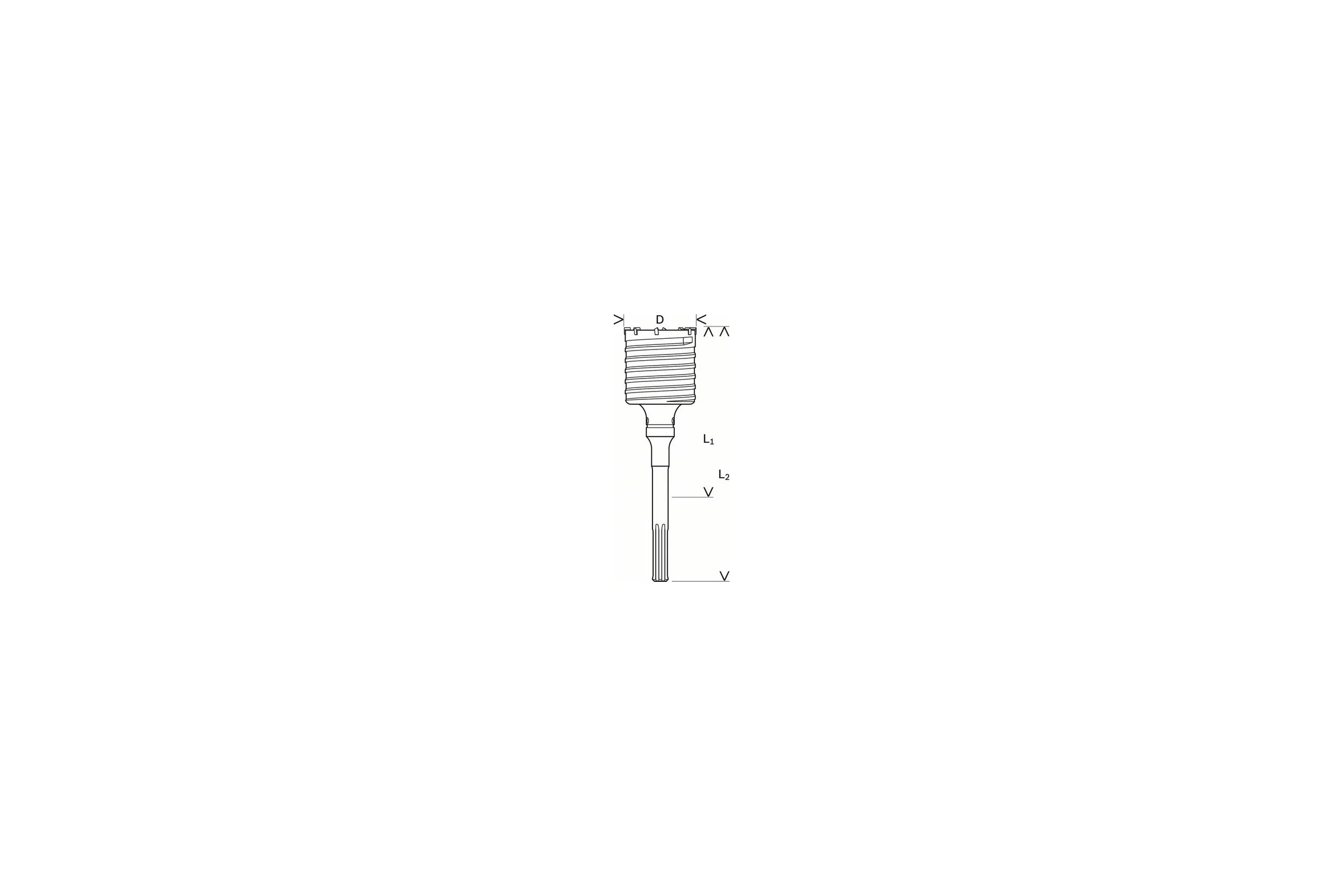 Коронка полая SDS-max (100х430 мм) Bosch F00Y145200