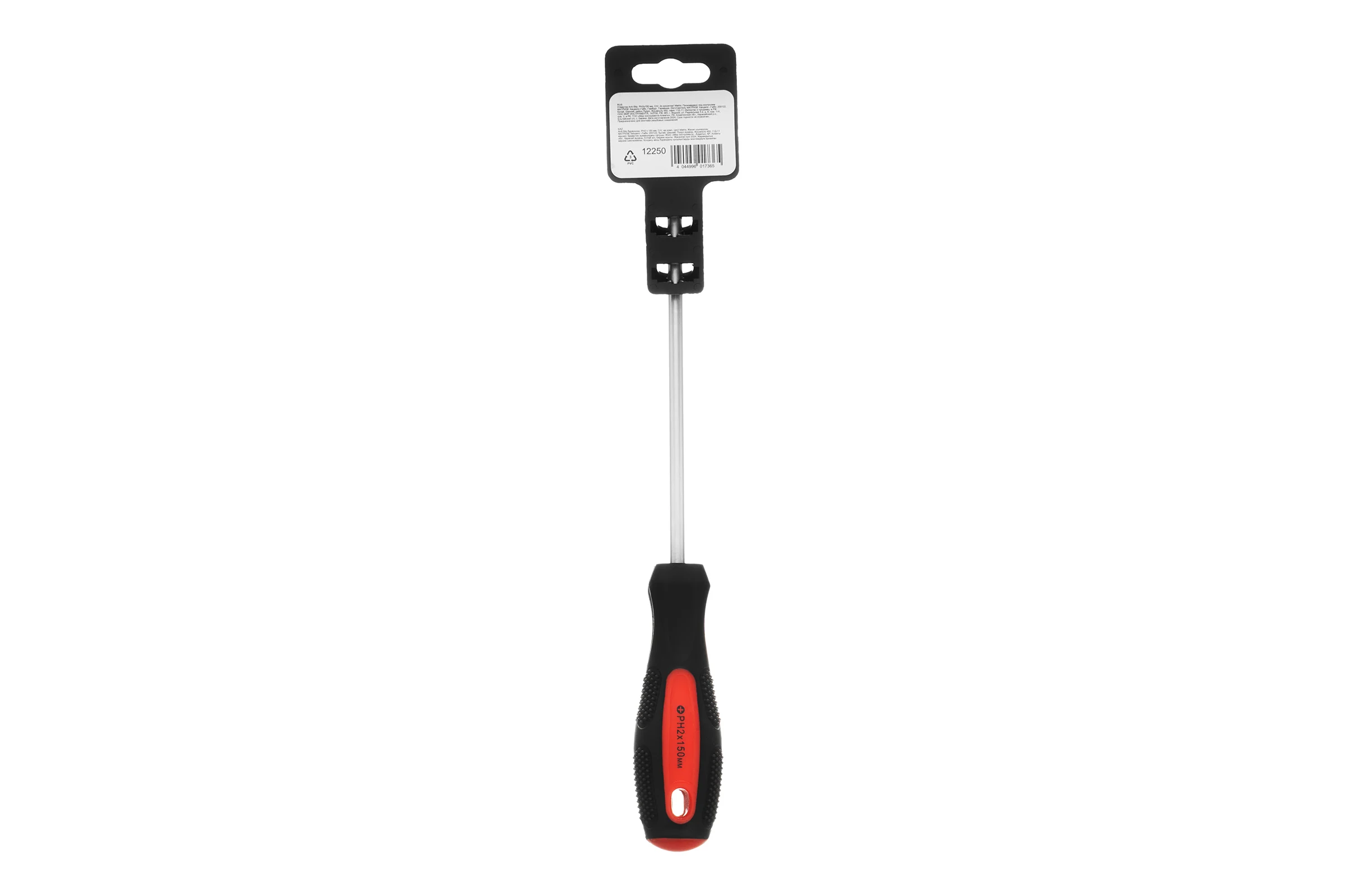 Отвертка Ph2х150 мм MATRIX Anti-Slip CrV, двухкомп. рукоятка// 12250