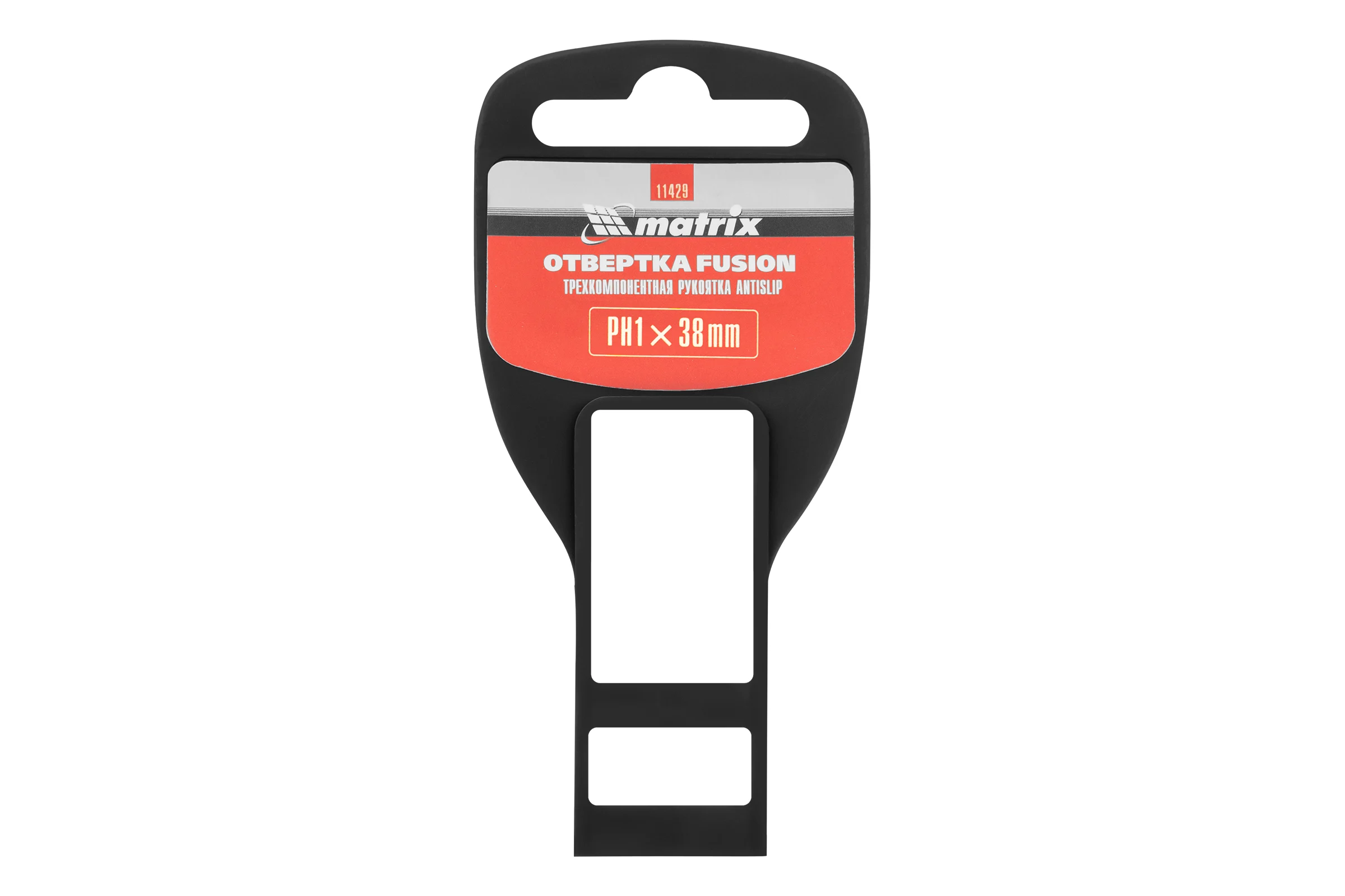 Отвертка Ph1х38 мм MATRIX Fusion anti slip 11429