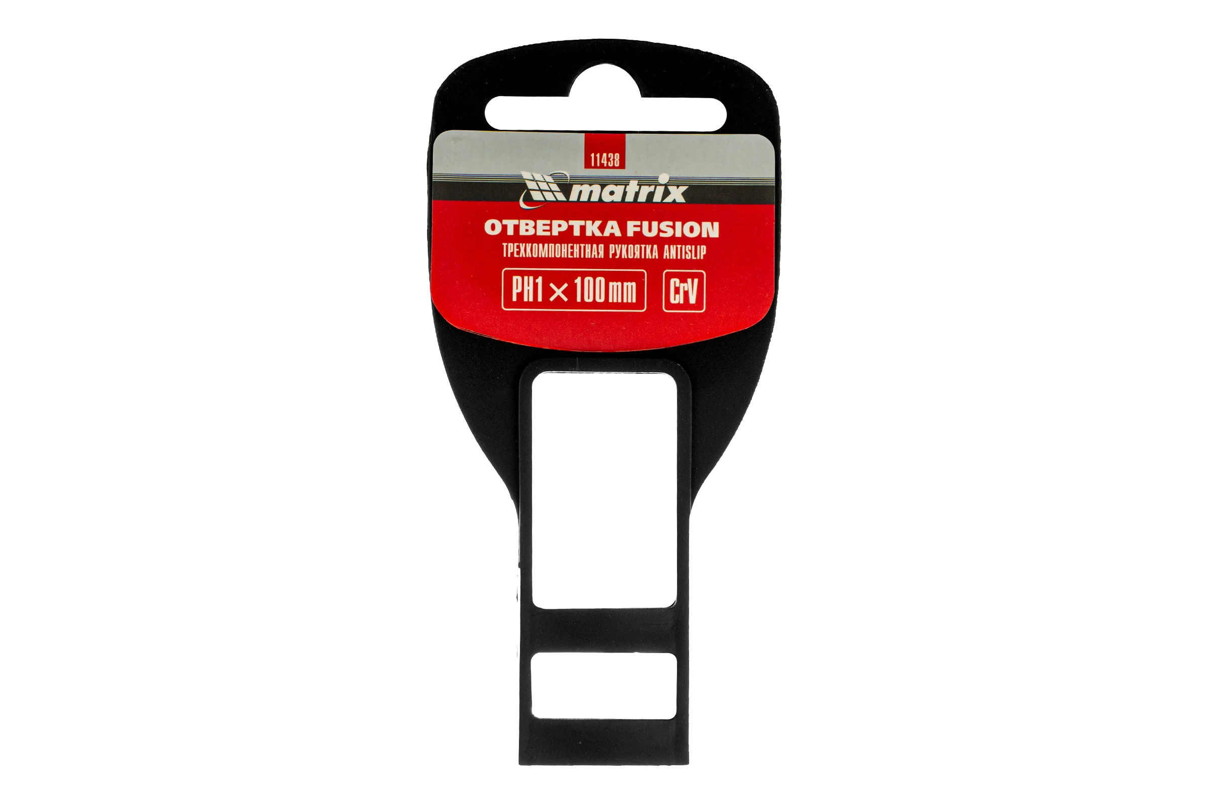 Отвертка Ph1х100 мм MATRIX Fusion anti slip 11438