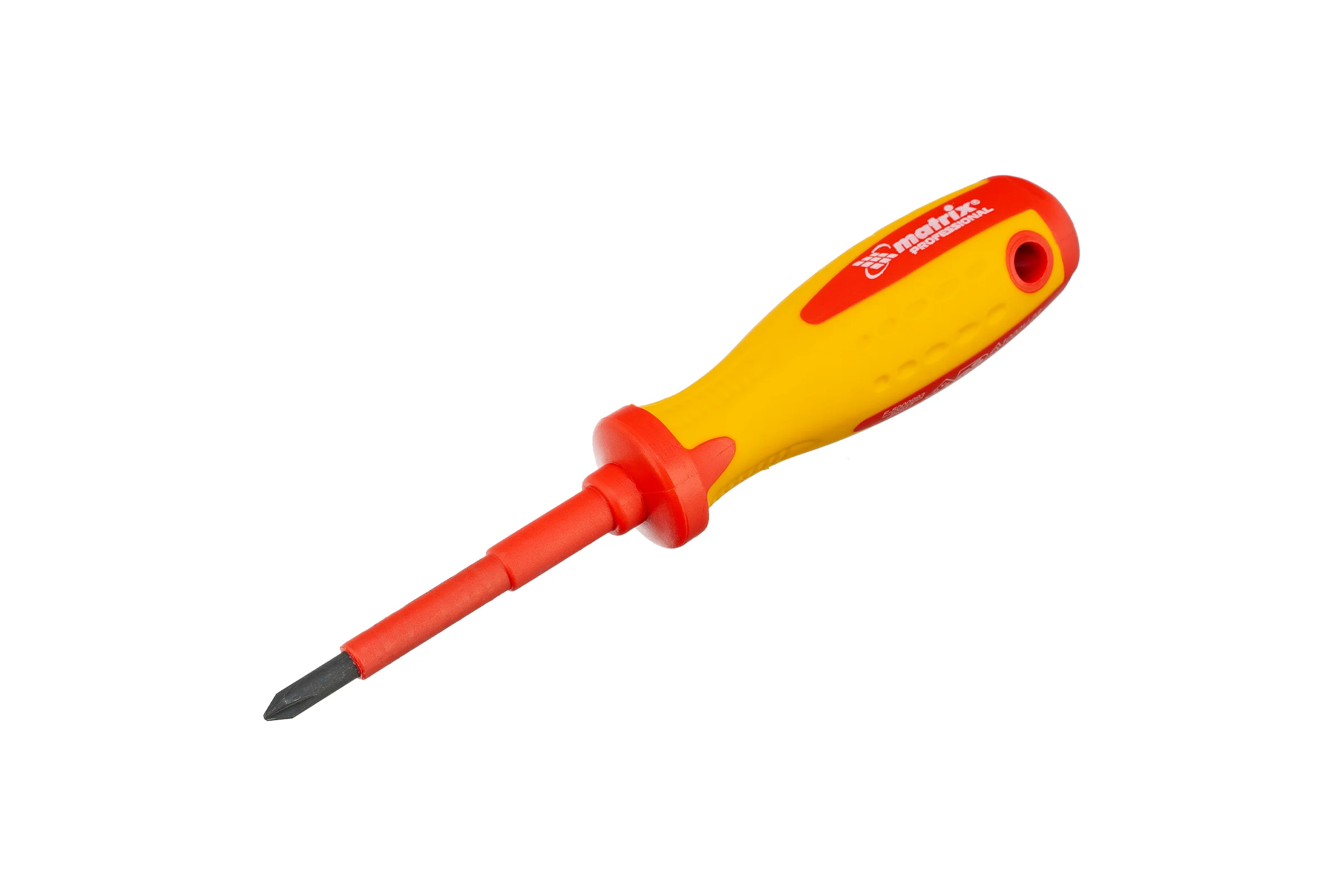 Отвертка Insulated Ph1x75 мм CrMo, до 1000 В, двухкомп. рукоятка MATRIX PROFESSIONAL 12926