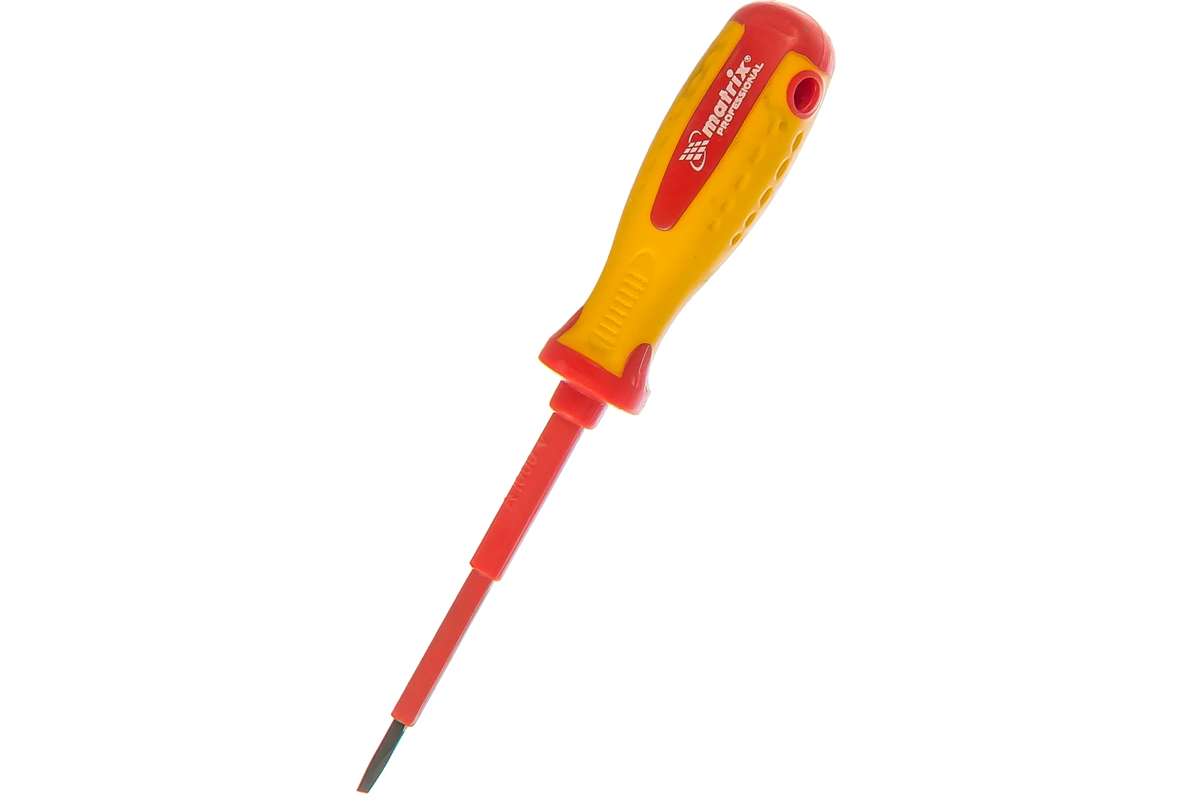 Отвертка Insulated SL3,0x80 мм MATRIX CrMo, до 1000 В, двухкомп. рукоятка// PROFESSIONAL 12914