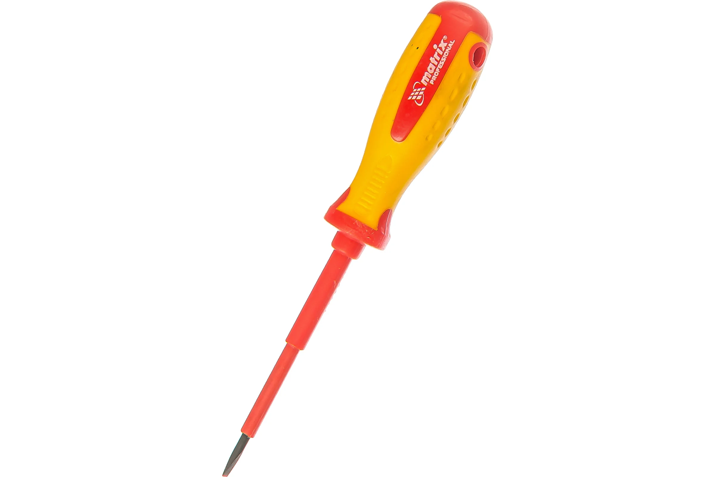 Отвертка Insulated SL3,0x80 мм MATRIX CrMo, до 1000 В, двухкомп. рукоятка// PROFESSIONAL 12914