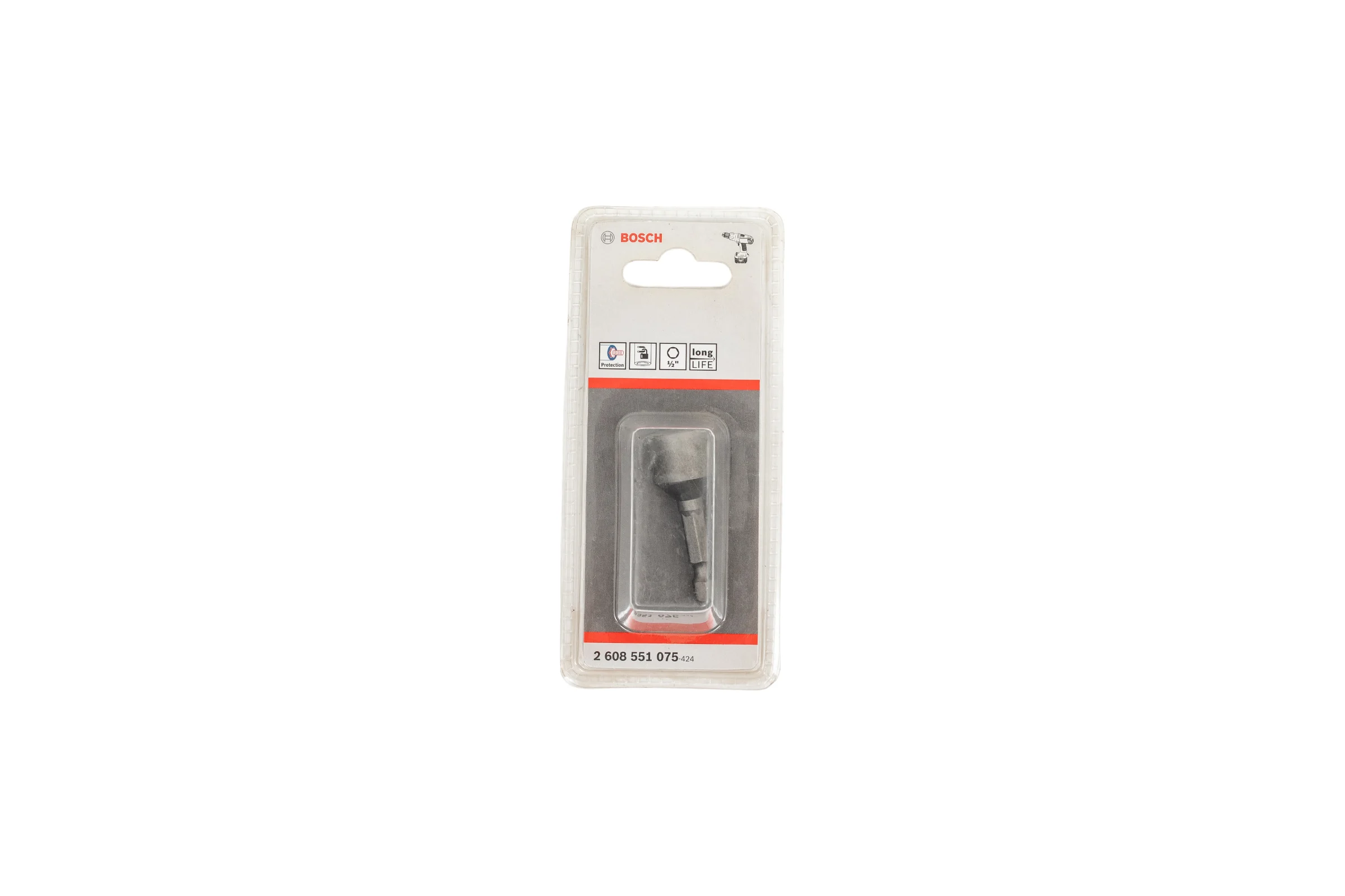 Торцевая головка (1/2''; хвостовик 1/4" HEX) Bosch 2608551075