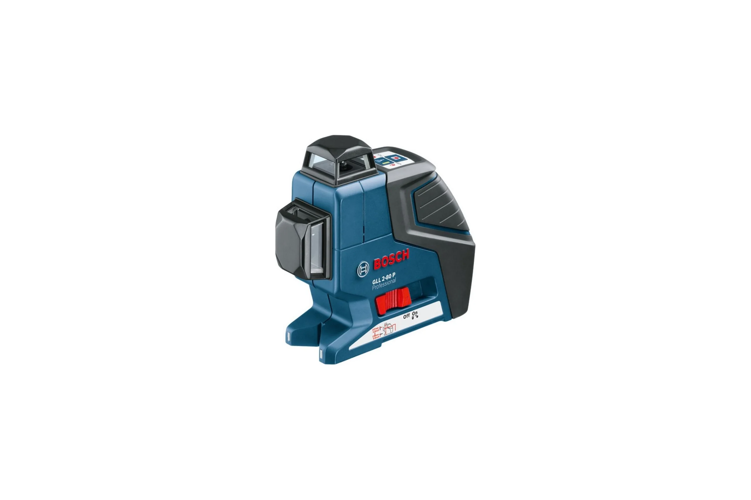 Линейный лазерный нивелир Bosch GLL 2-80 P + вкладка под L-Boxx 0.601.063.204