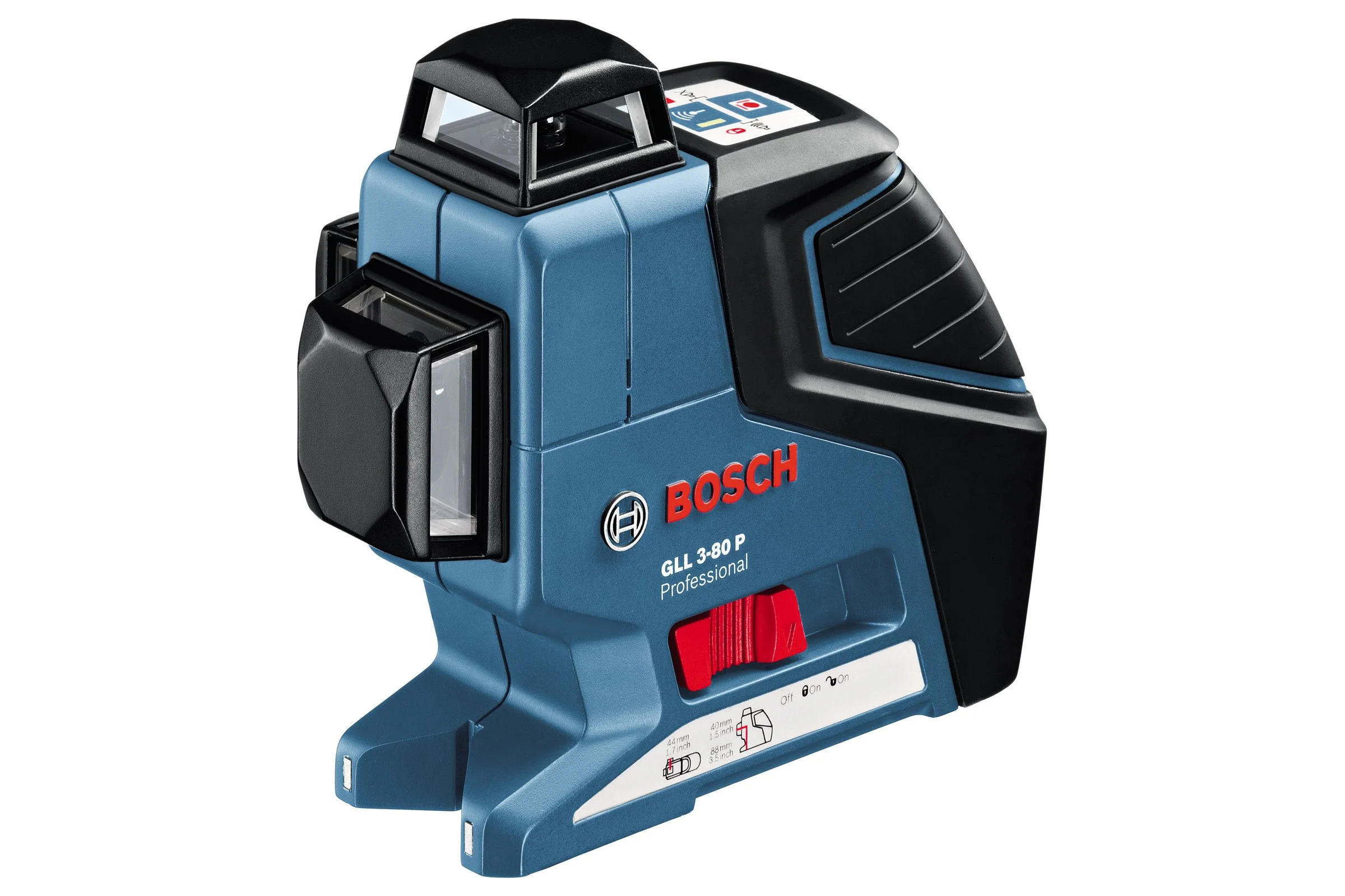 Линейный лазерный нивелир Bosch GLL 3-80 P + штатив BS 150 + вкладка под L-Boxx 0.601.063.306