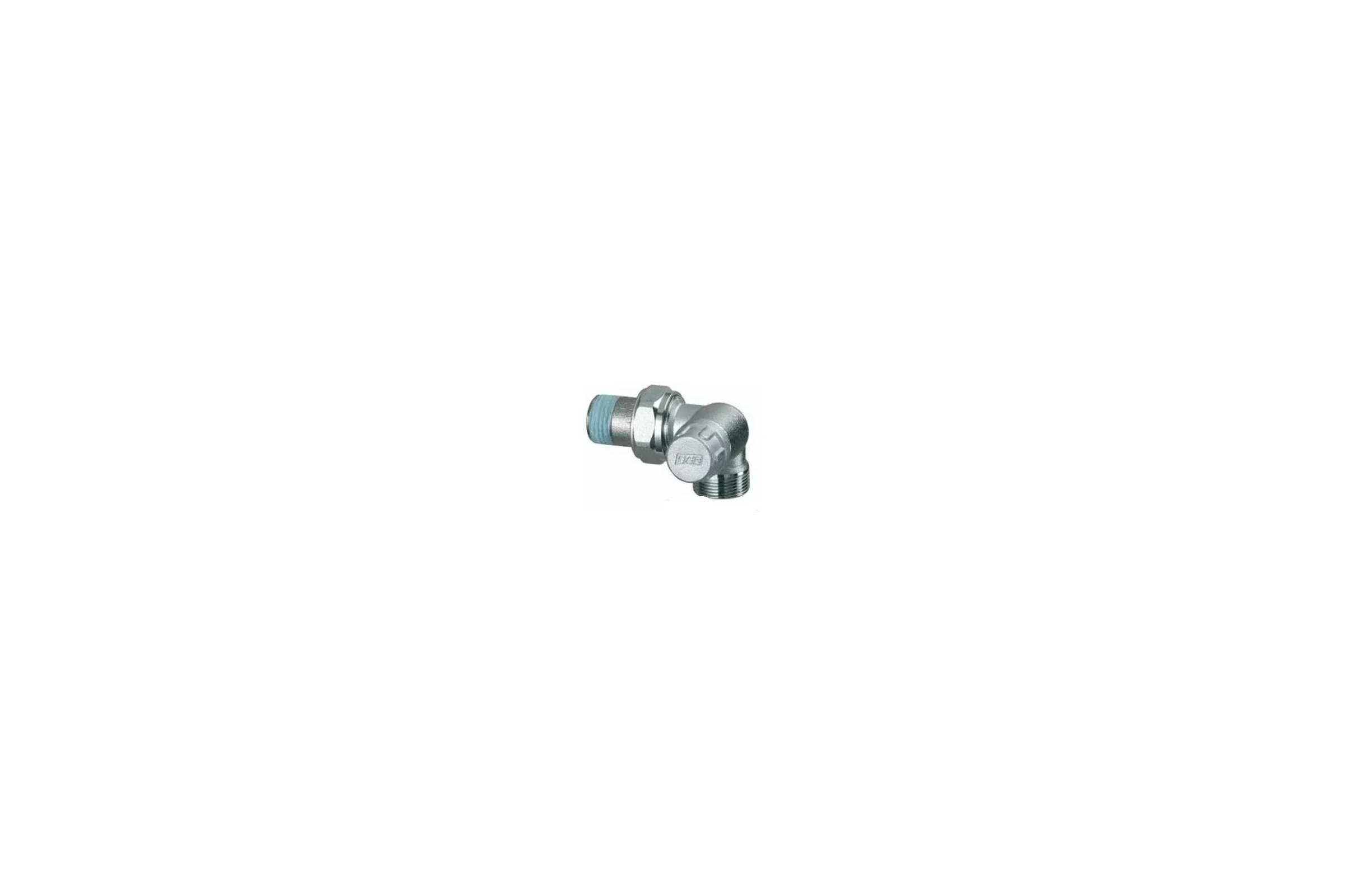Запорный трехосевой правосторонний вентиль FAR 1/2" М24x19 FV 1116 C12