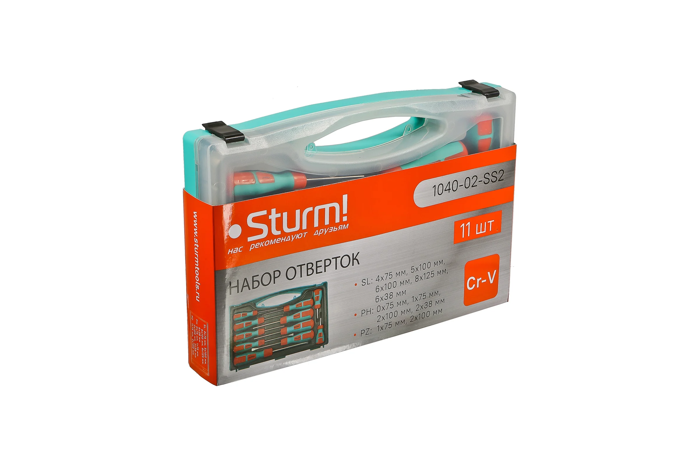 Набор отверток 11 предметов Sturm 1040-02-SS2