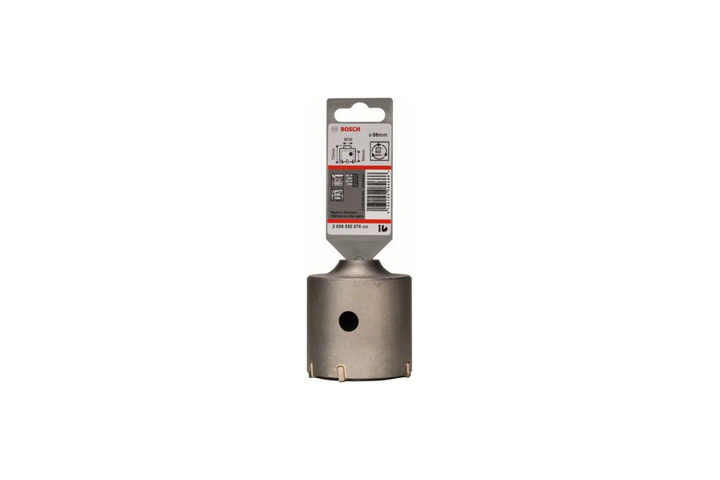 Коронка полая по бетону (68 мм) Bosch 2608550076