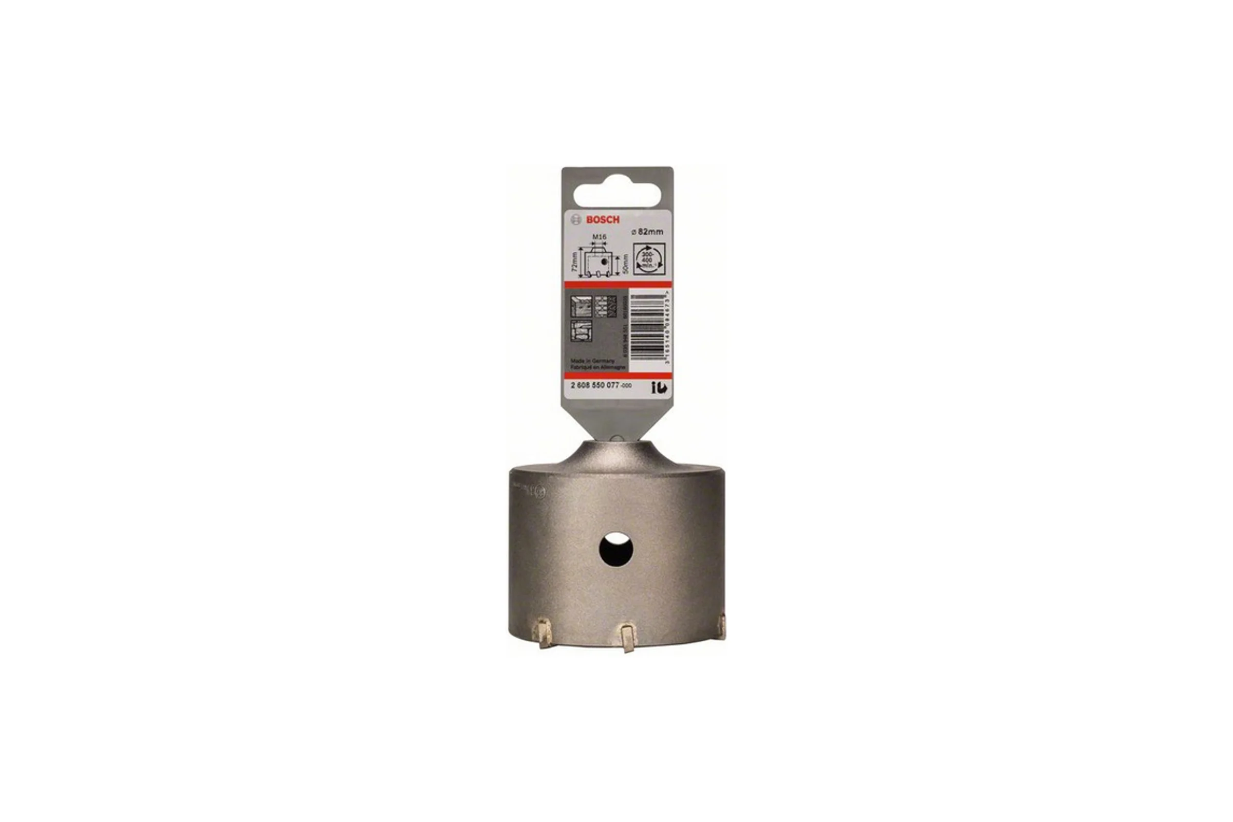 Коронка полая по бетону (82 мм) Bosch 2608550077
