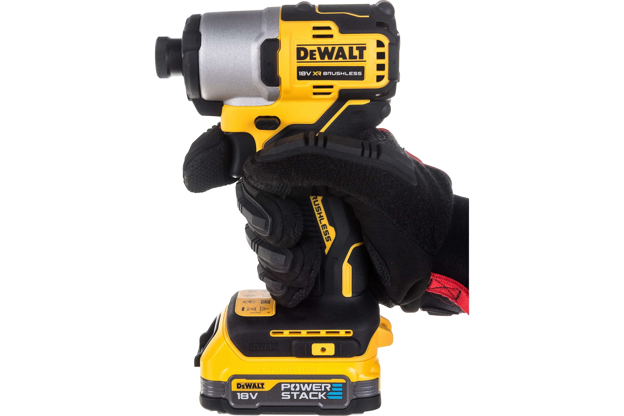 Бесщеточный импульсный шуруповерт DEWALT 18 В XR батарея POWERSTACK, чемодан TSTAK DCF840E1T-XJ