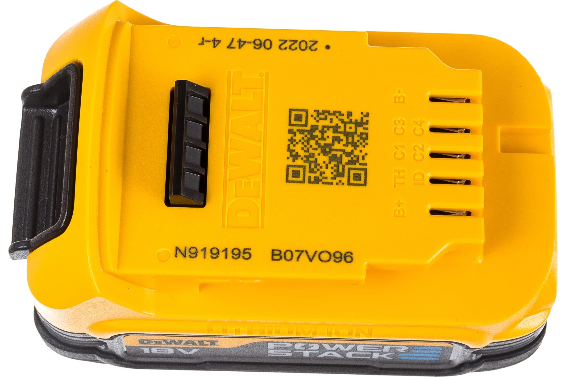 Бесщеточный импульсный шуруповерт DEWALT 18 В XR батарея POWERSTACK, чемодан TSTAK DCF840E1T-XJ