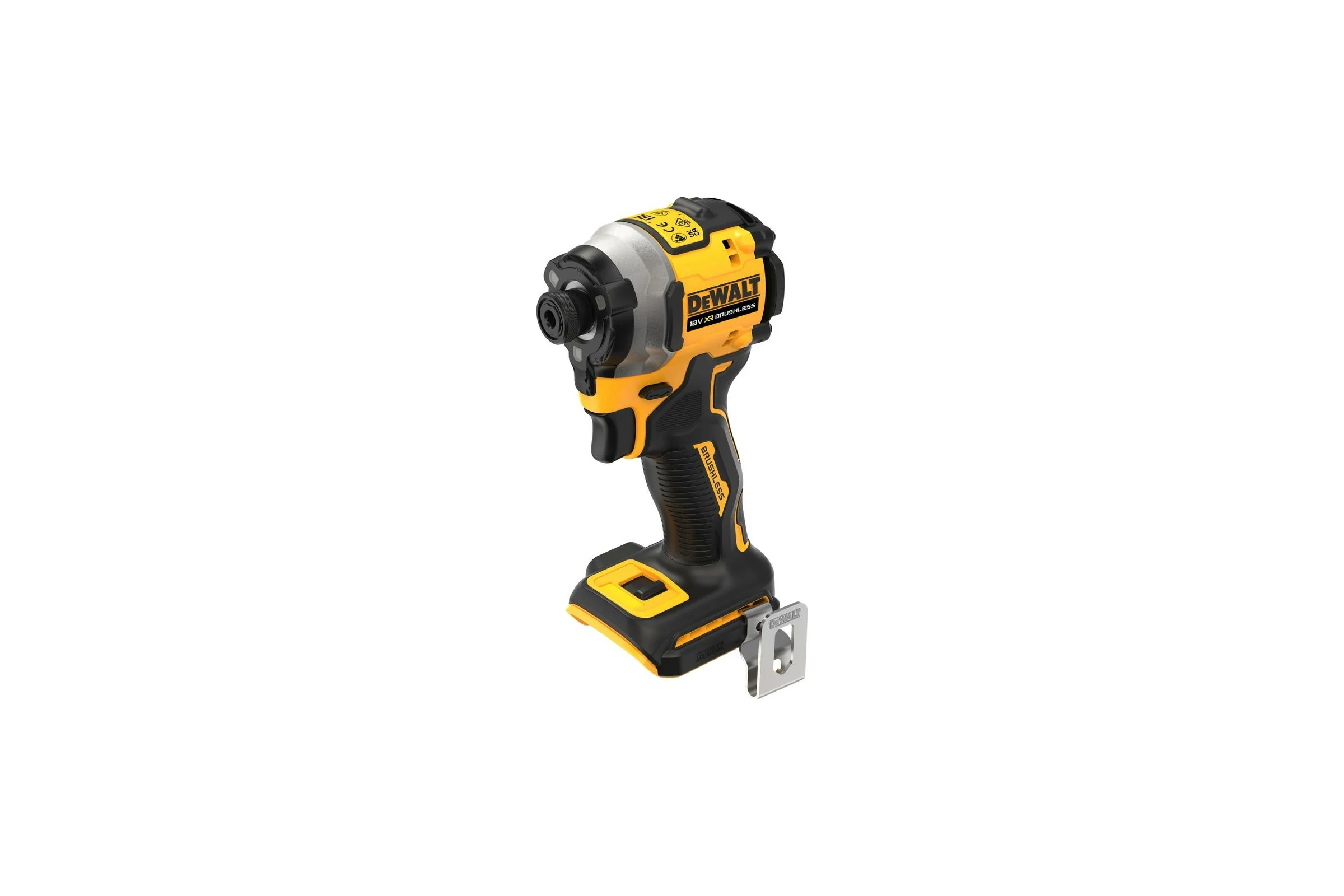 Бесщеточный импульсный шуруповерт DEWALT 18 В XR, патрон 6.35 мм (1/4"), Li-Ion батарея POWERSTACK, Multi-voltage з/у, TSTAK DCF850E1T-QW