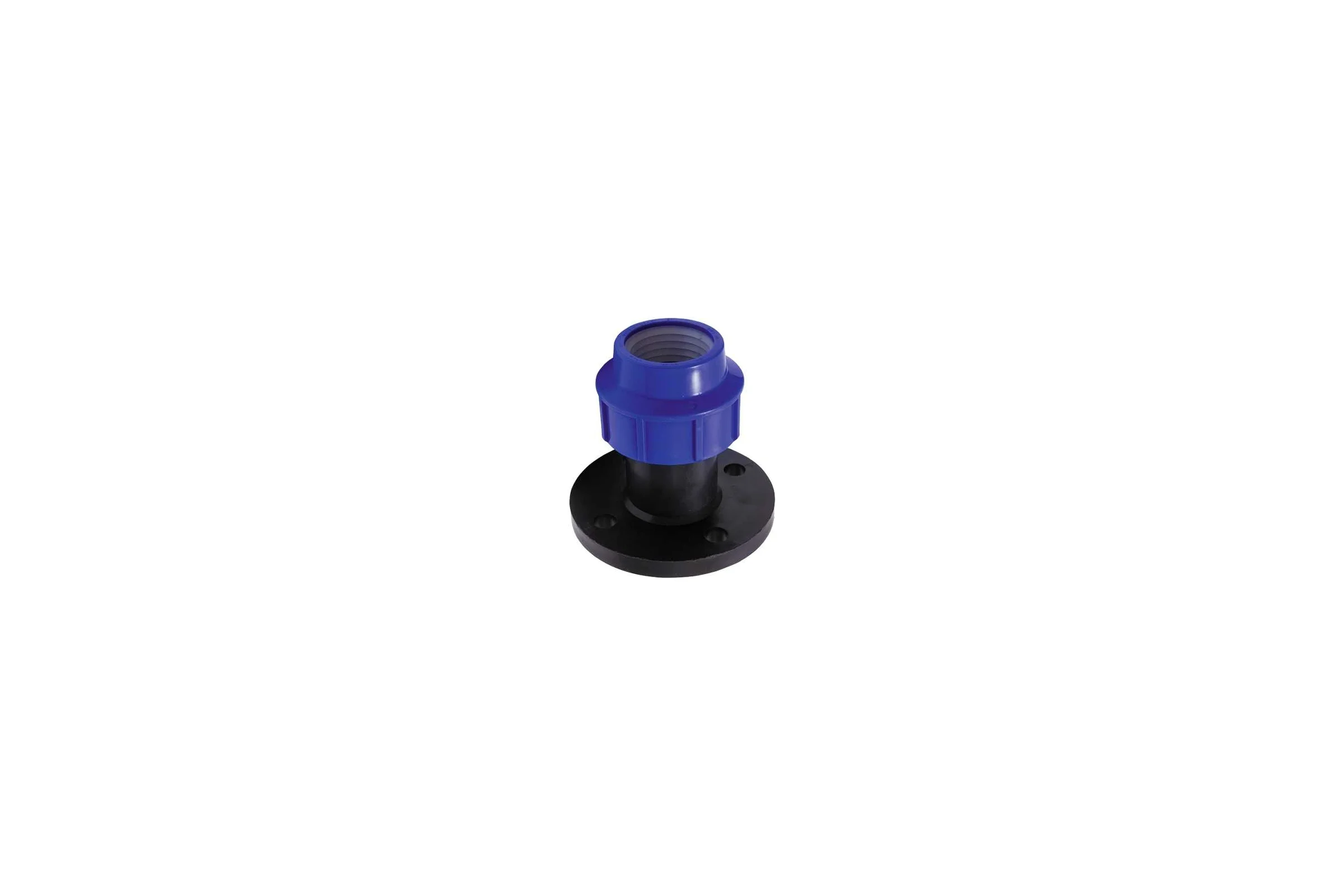 Фланцевое соединение компрессионное ПНД 63x2.1/2", TEBO T-ПНД.Фл.0.63x212.CN